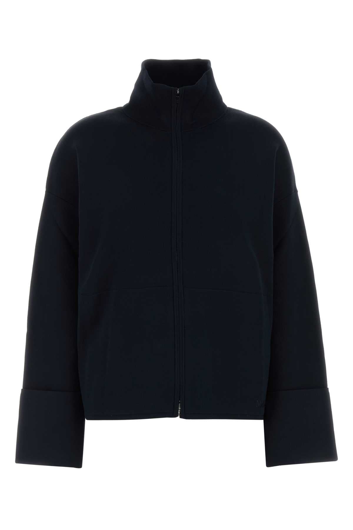 Max Mara Women Dark Blue Viscose Blend Formato Sweatshirt MAX MARA