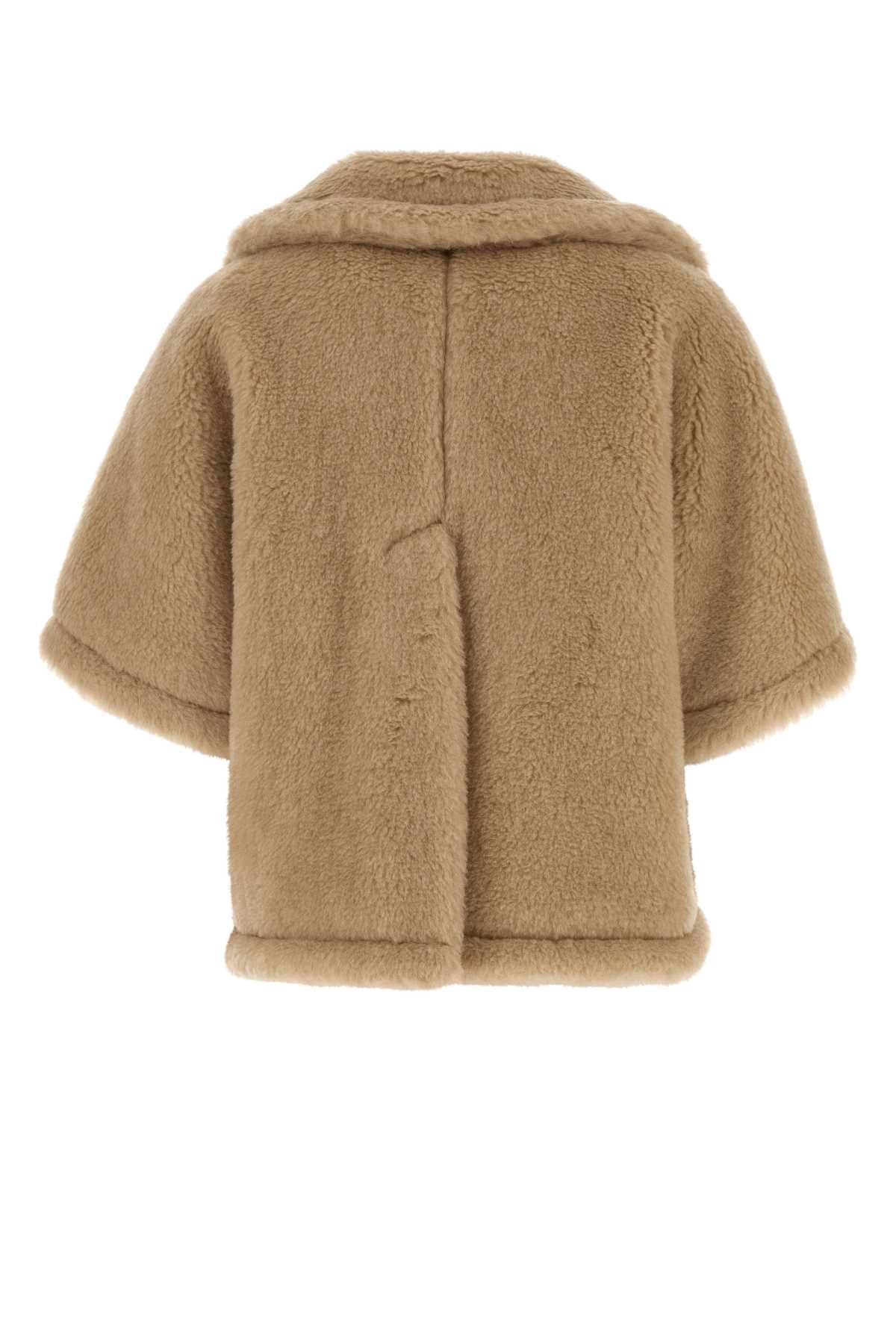 Max Mara Women Cappuccino Alpaca Blend Corvino4 Cape MAX MARA