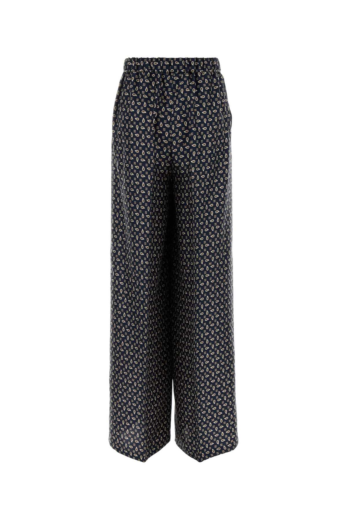 Max Mara Women Printed Silk Vischio Pant MAX MARA