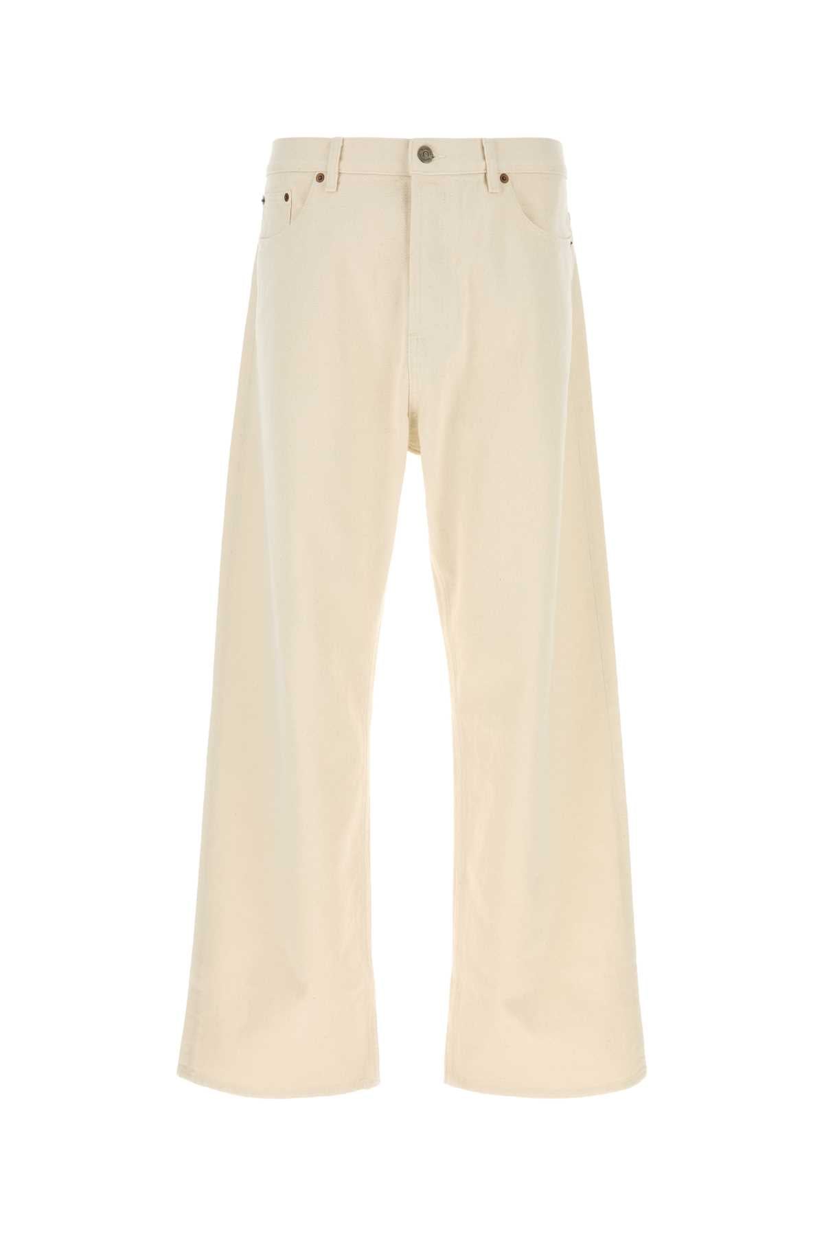 Valentino Garavani Men Sand Denim Jeans VALENTINO GARAVANI
