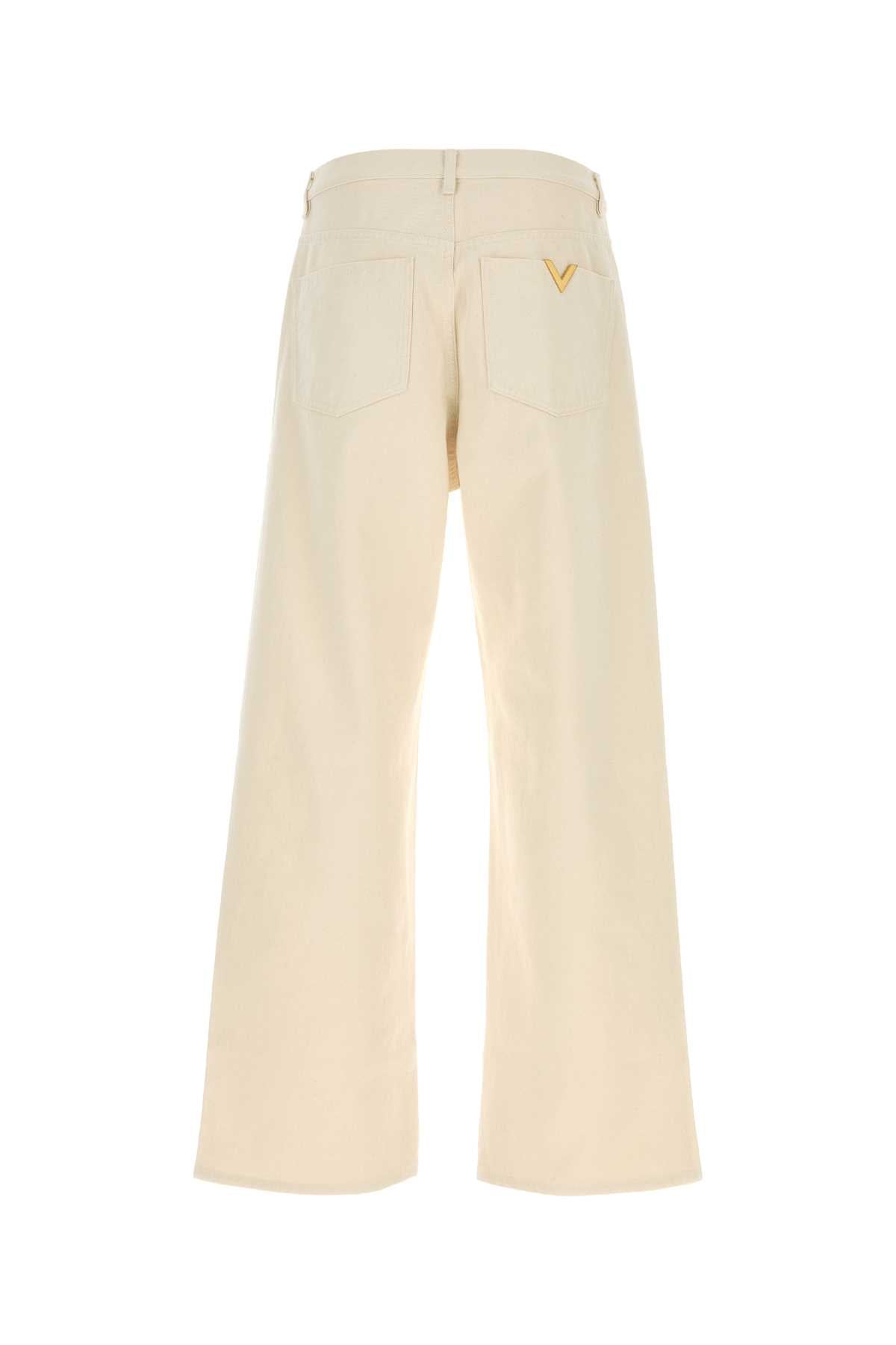 Valentino Garavani Men Sand Denim Jeans VALENTINO GARAVANI