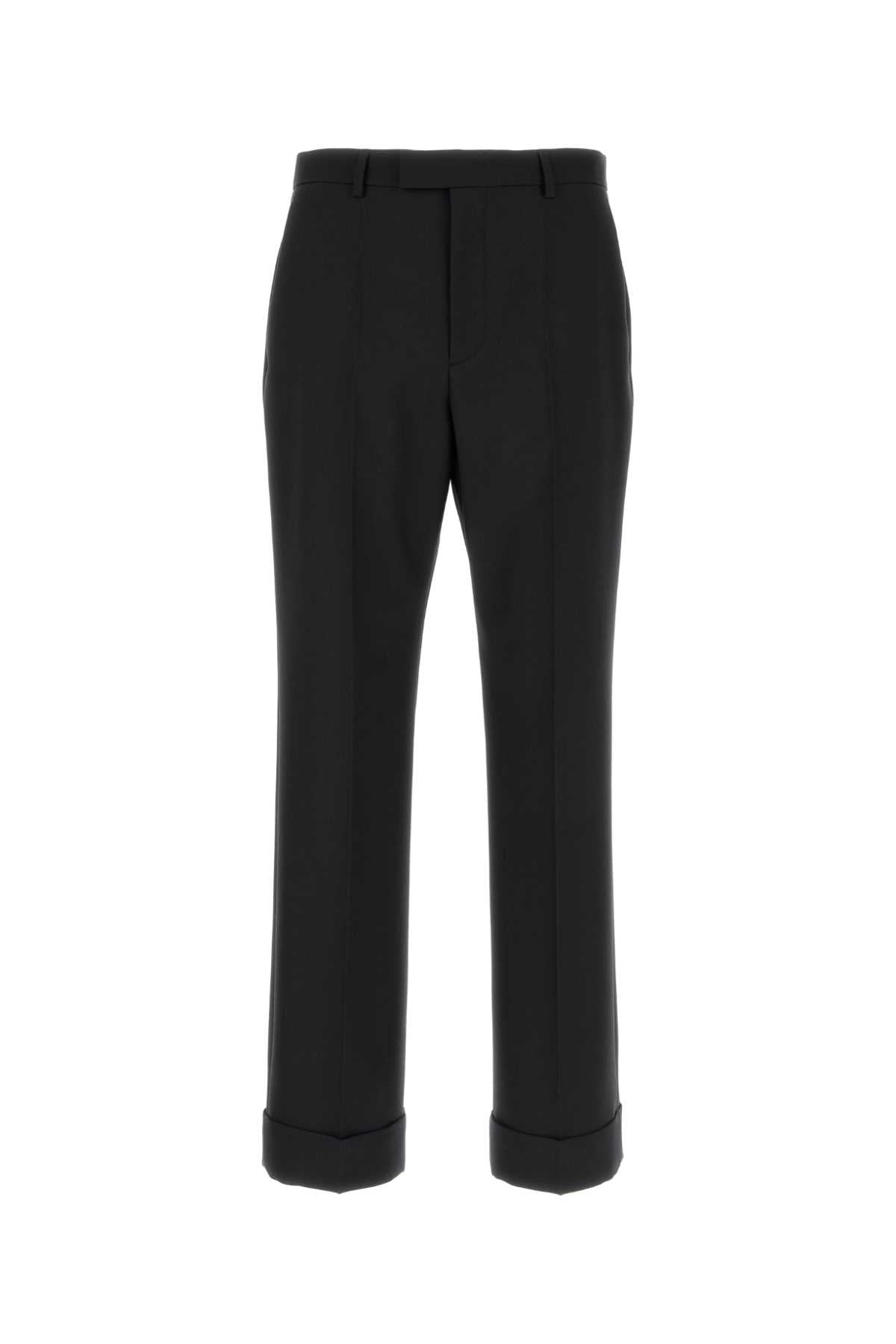 Valentino Garavani Men Black Wool Pant VALENTINO GARAVANI