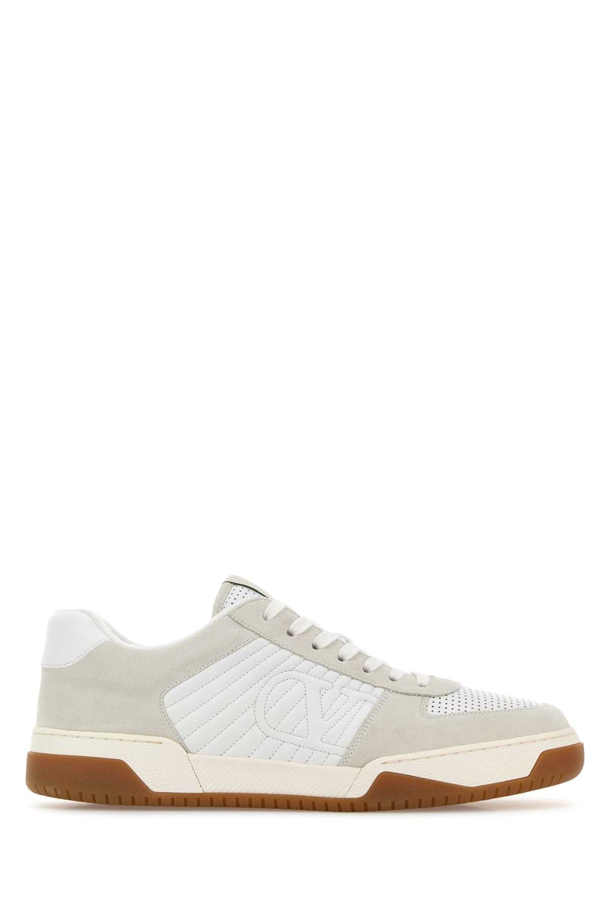 Valentino Garavani Men Two-Tone Leather And Suede Sparry Sneakers VALENTINO GARAVANI
