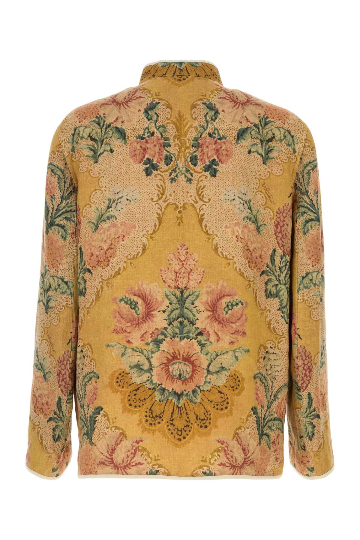 Valentino Garavani Men Printed Linen Shirt VALENTINO GARAVANI