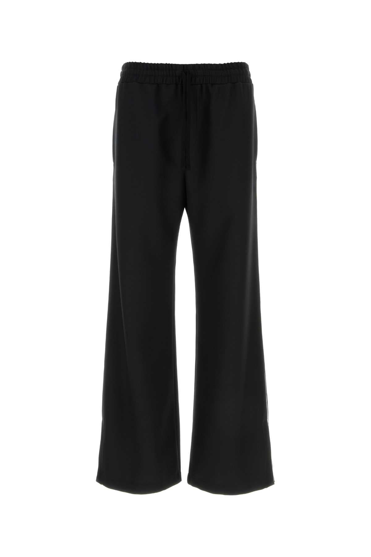 Valentino Garavani Men Black Polyester Pant VALENTINO GARAVANI