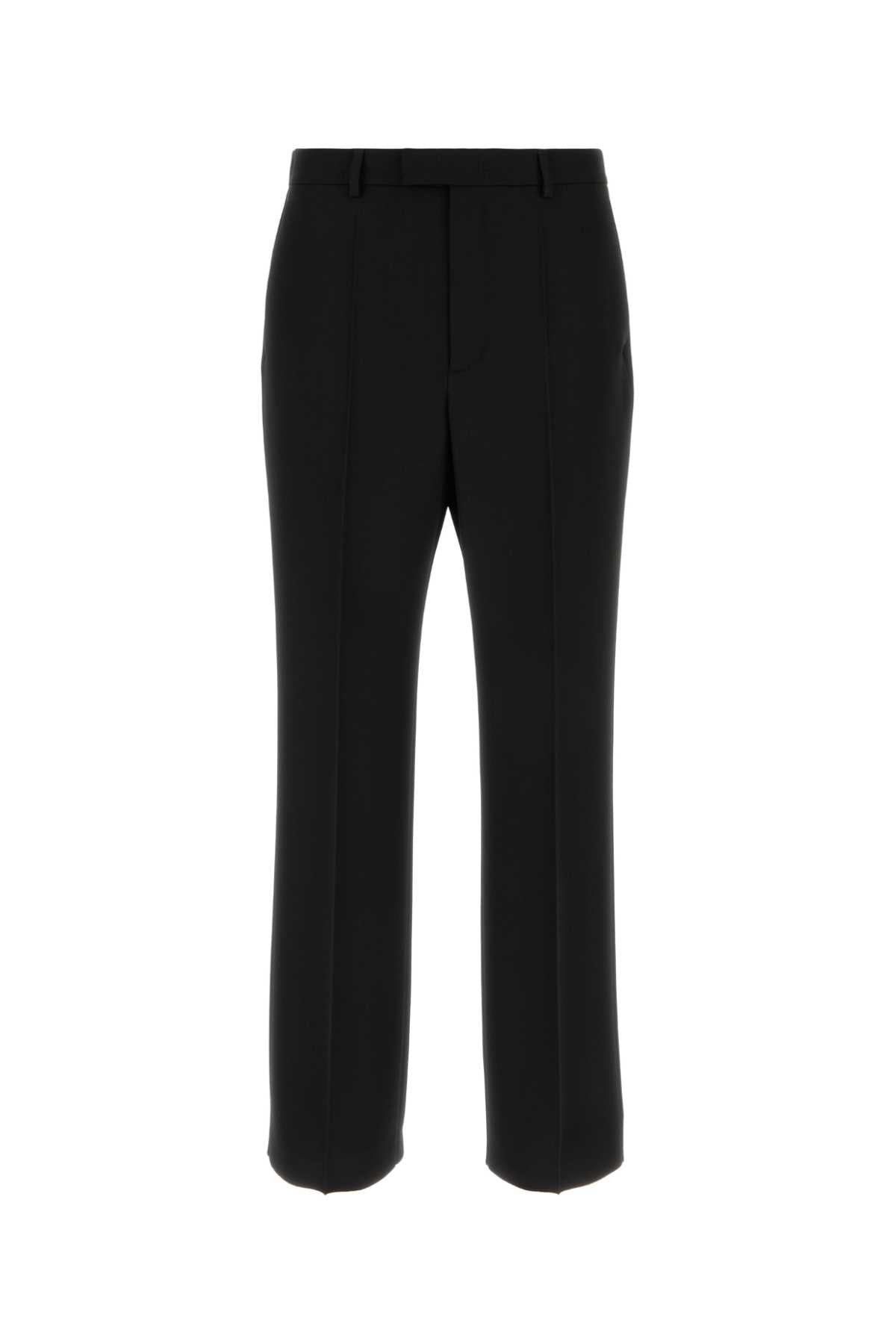 Valentino Garavani Men Black Wool Pant VALENTINO GARAVANI