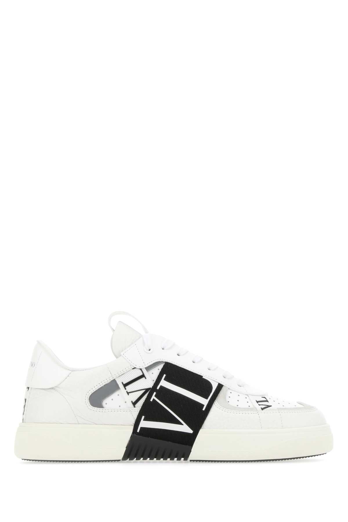 Valentino Garavani Men White Leather Vl7n Sneakers VALENTINO GARAVANI