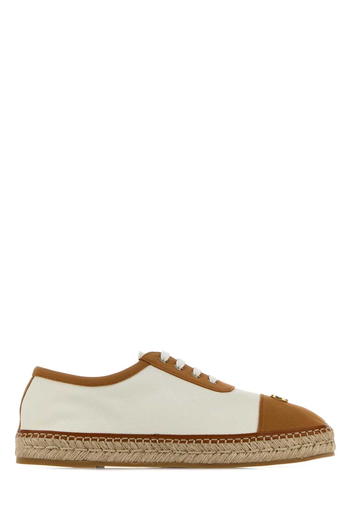 Valentino Garavani Men Two-Tone Canvas Espadrilles VALENTINO GARAVANI