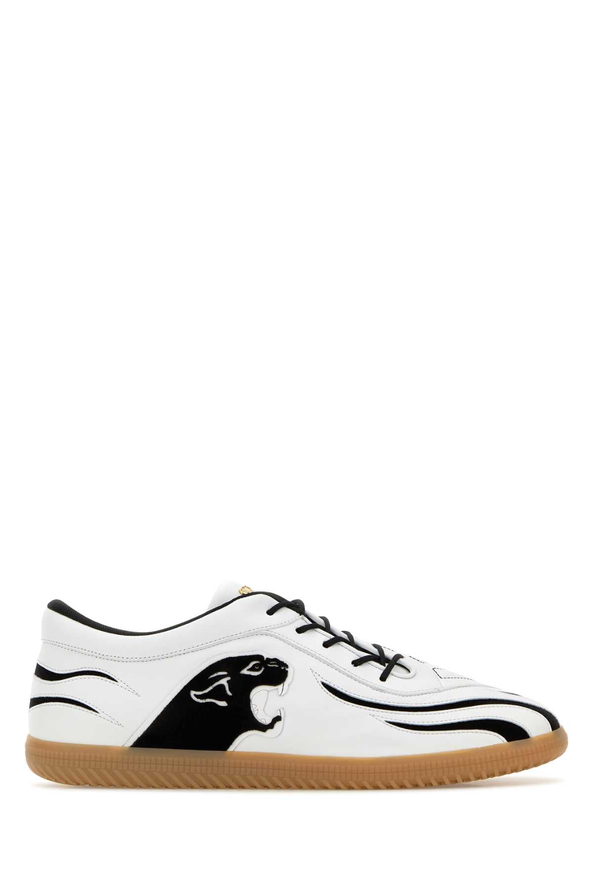 Valentino Garavani Men White Leather Sneakers VALENTINO GARAVANI