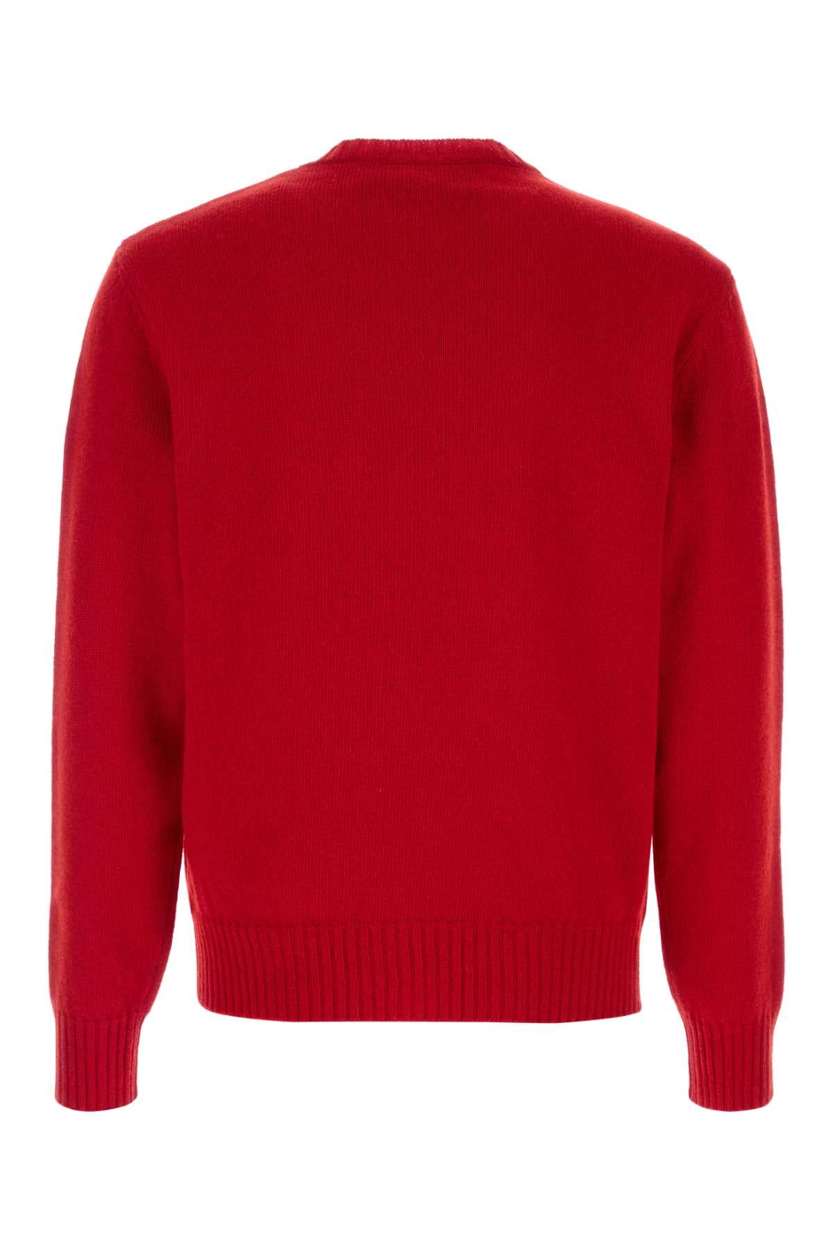 Valentino Garavani Men Red Wool Sweater VALENTINO GARAVANI