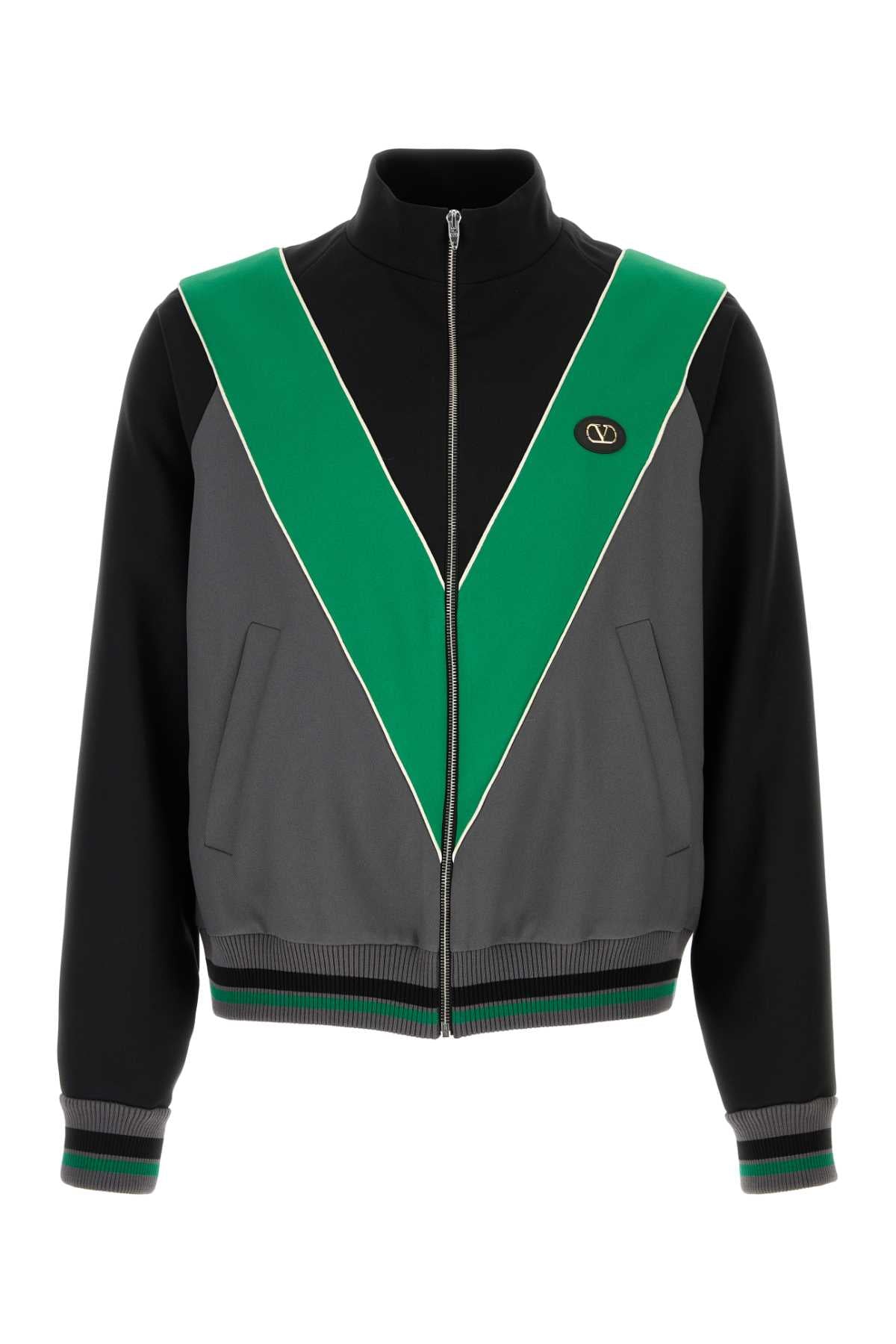Valentino Garavani Men Multicolor Polyester Sweatshirt VALENTINO GARAVANI
