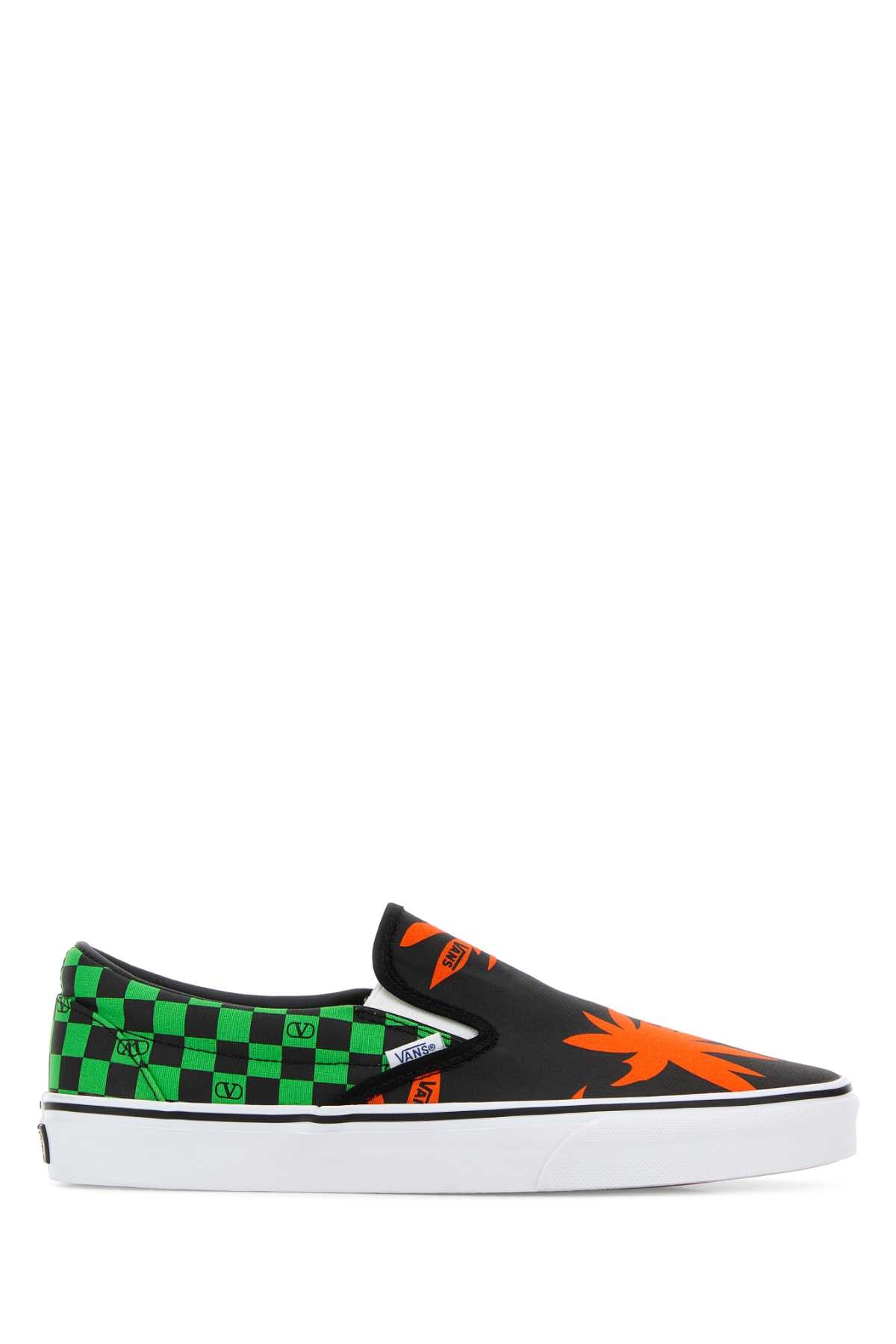 Valentino Garavani Men Printed Canvas Valentino Garavani X Vans Classic Slip-On Slip-Ons VALENTINO GARAVANI