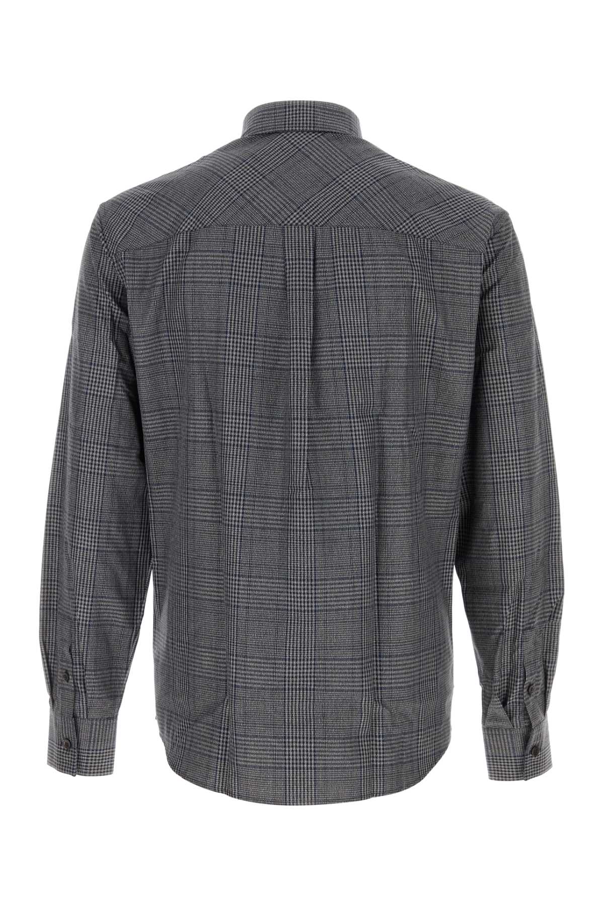 Salvatore Ferragamo Men Embroidered Oxford Shirt FERRAGAMO