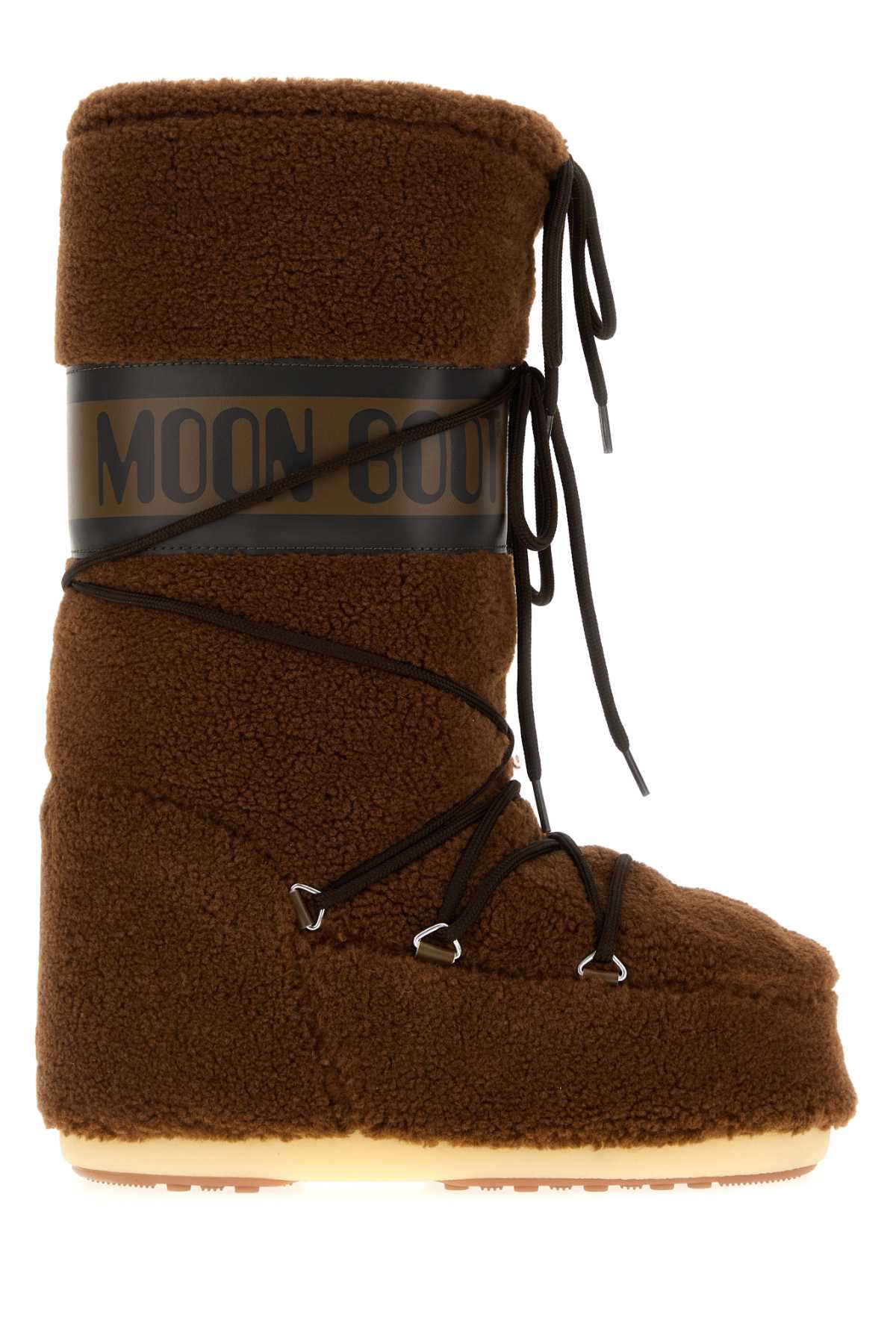 Moon Boot Women Brown Eco Fur Icon Boots MOON BOOT