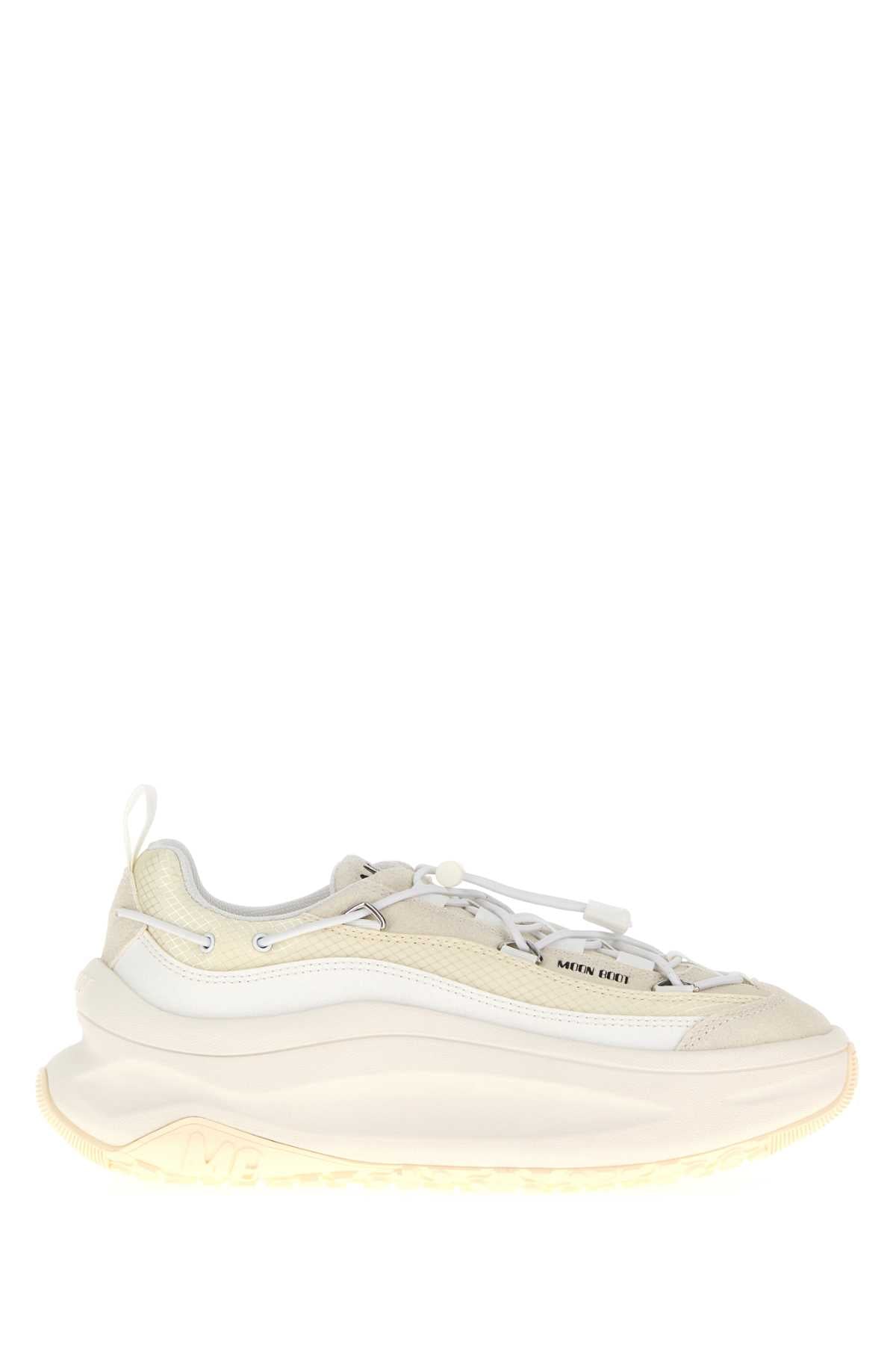 Moon Boot Unisex White Fabric Moon247 Sneakers MOON BOOT
