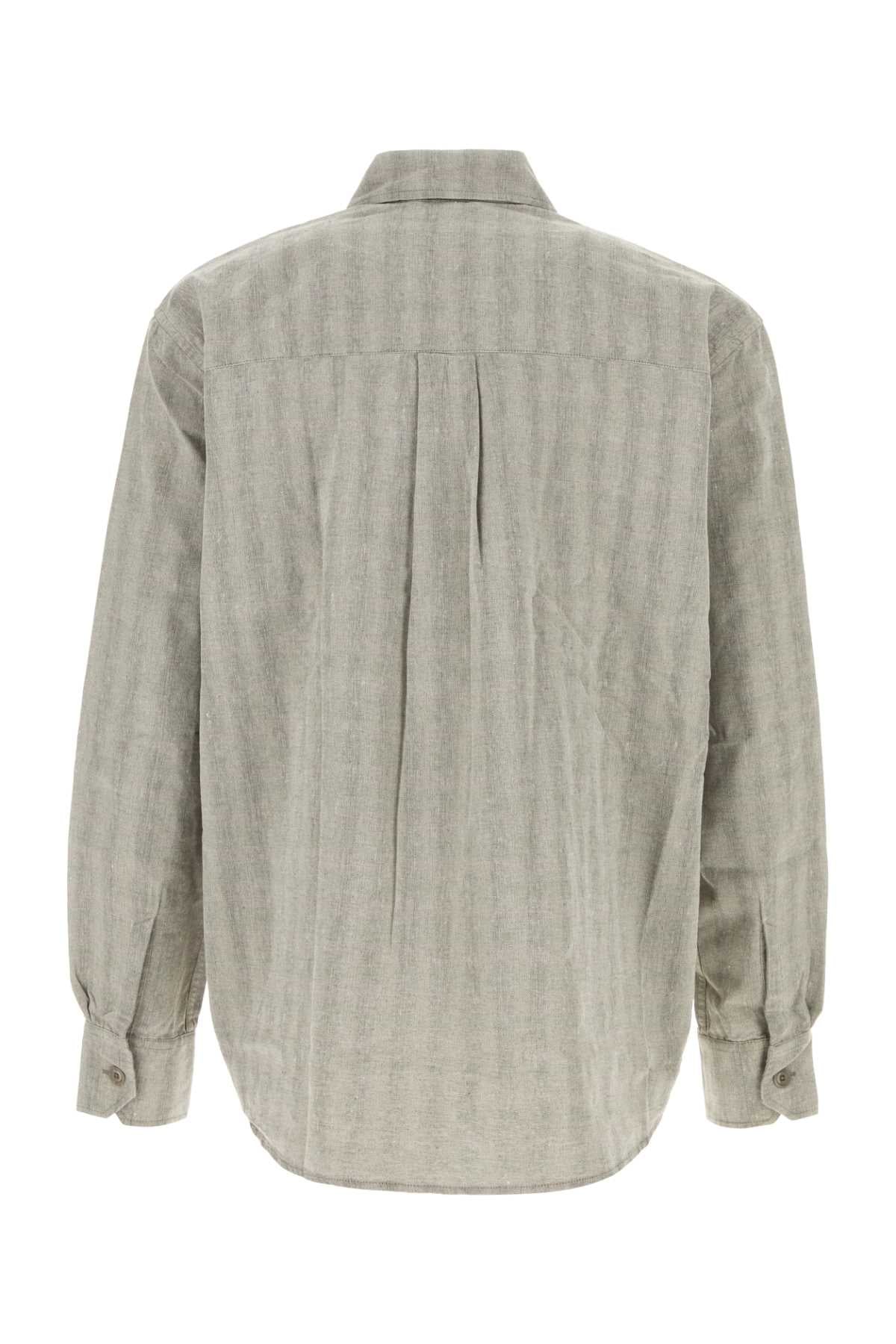 Our Legacy Men Embroidered Cotton Blend Oversize Shirt OUR LEGACY