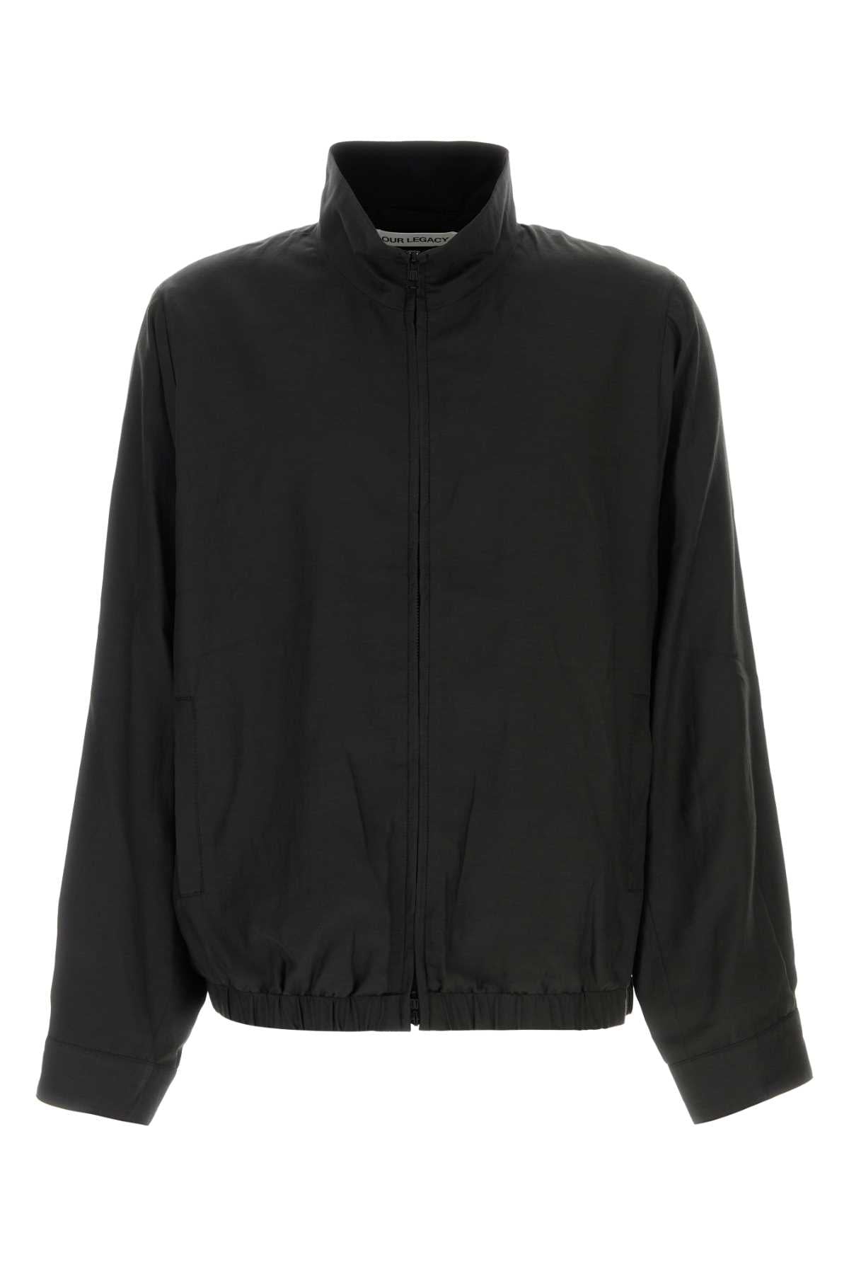Our Legacy Men Black Jersey Casino Jacket OUR LEGACY