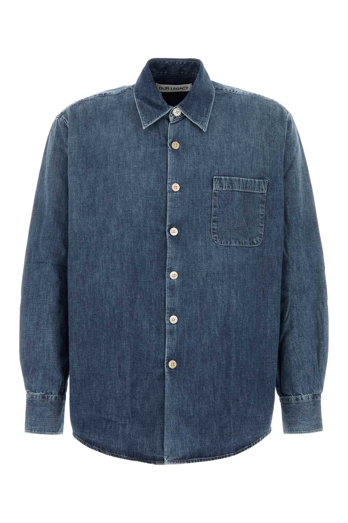 Our Legacy Men Denim Oversize Shirt OUR LEGACY