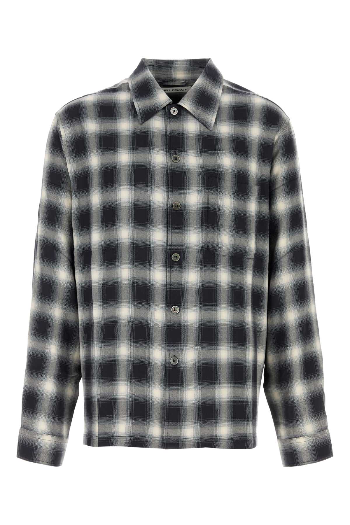 Our Legacy Men Embroidered Viscose Oversize Shirt OUR LEGACY