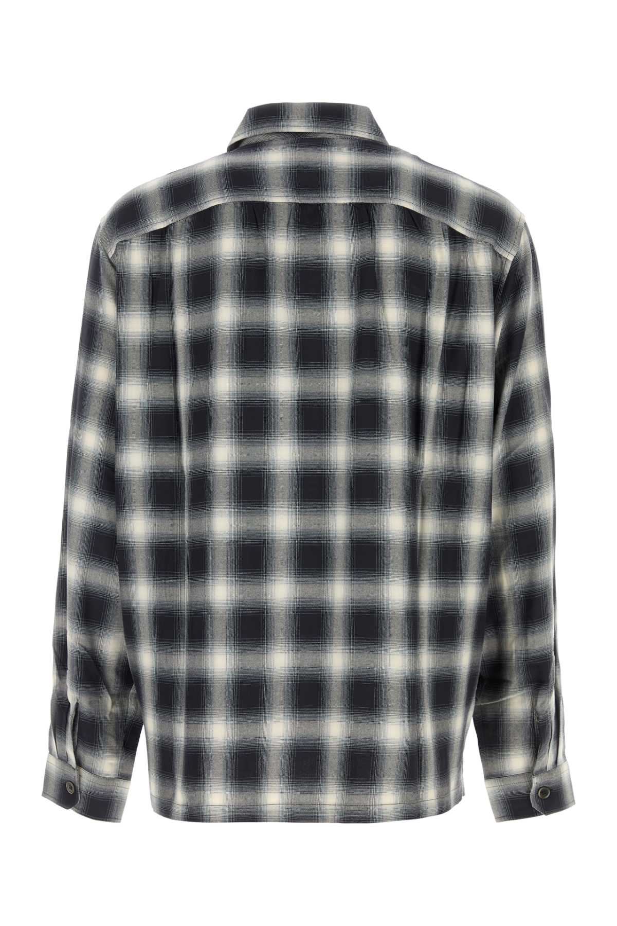 Our Legacy Men Embroidered Viscose Oversize Shirt OUR LEGACY