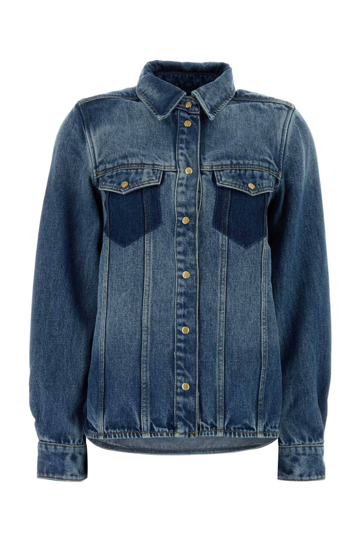 Ganni Women Denim Shirt GANNI