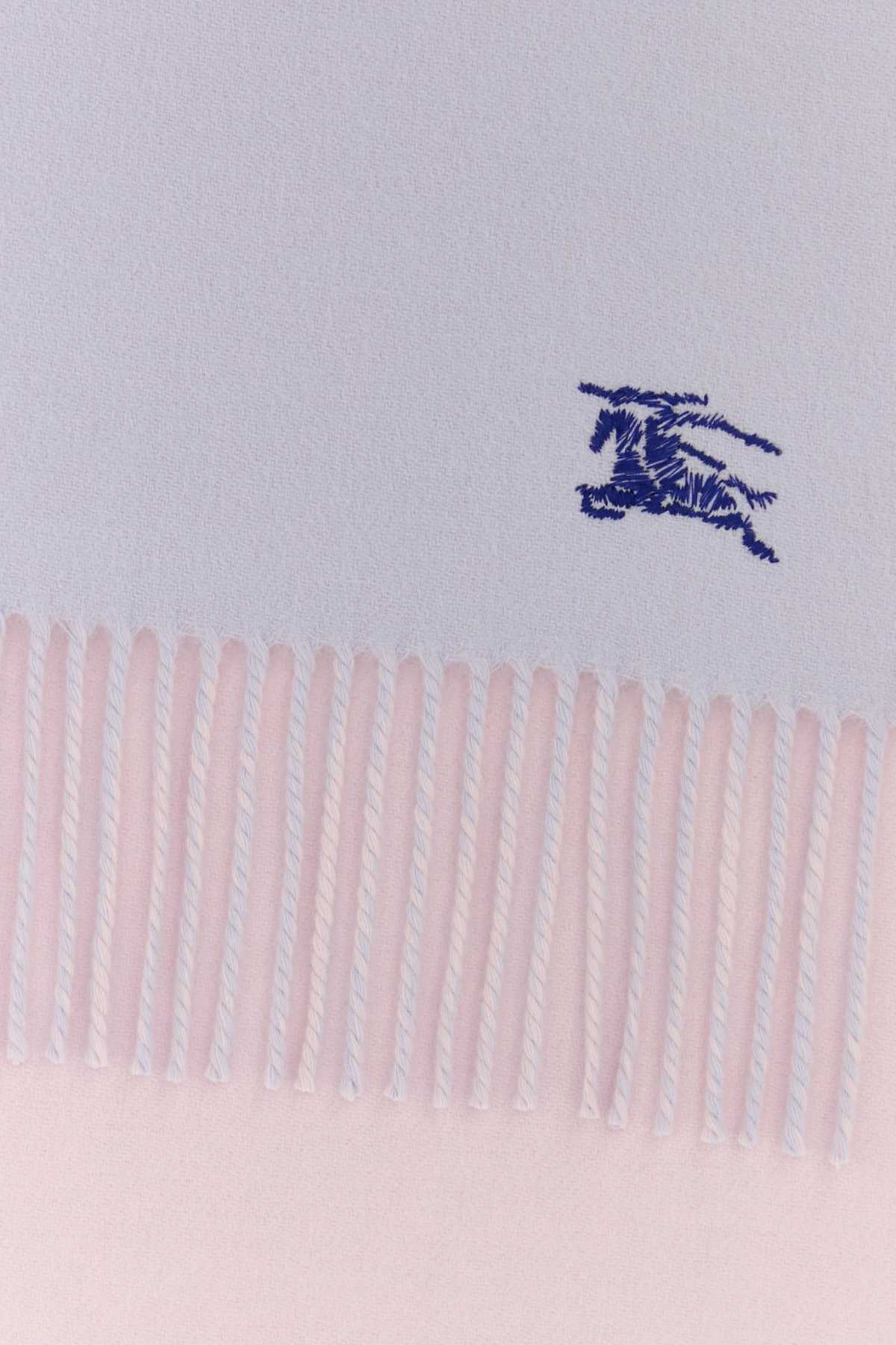 Burberry Unisex Lilac Cashmere Reversible Scarf BURBERRY