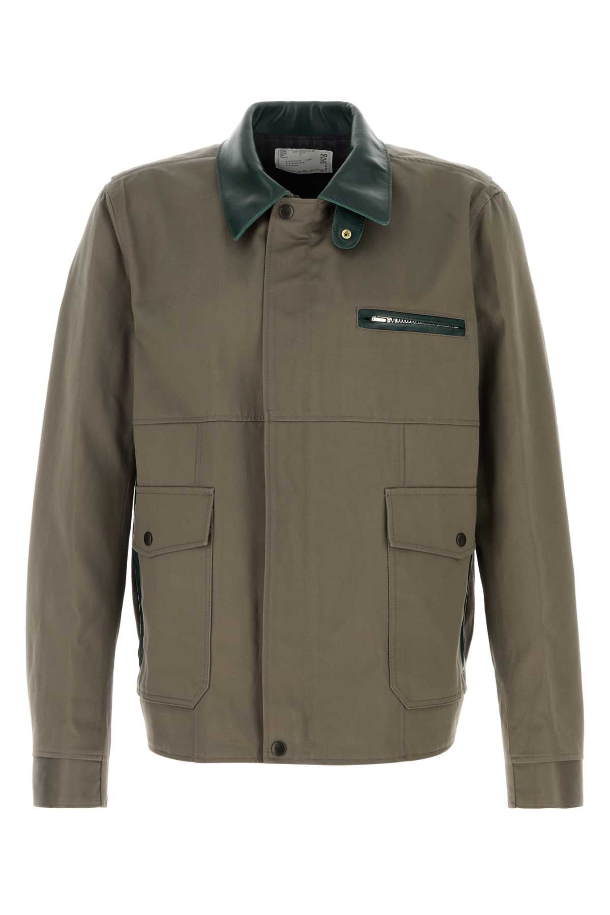 Sacai Men Mud Cotton Jacket SACAI