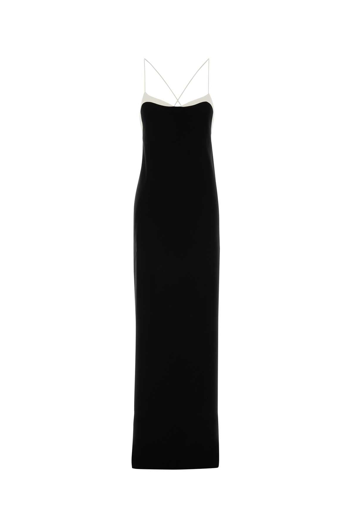 Tom Ford Women Black Stretch Georgette Long Dress TOM FORD