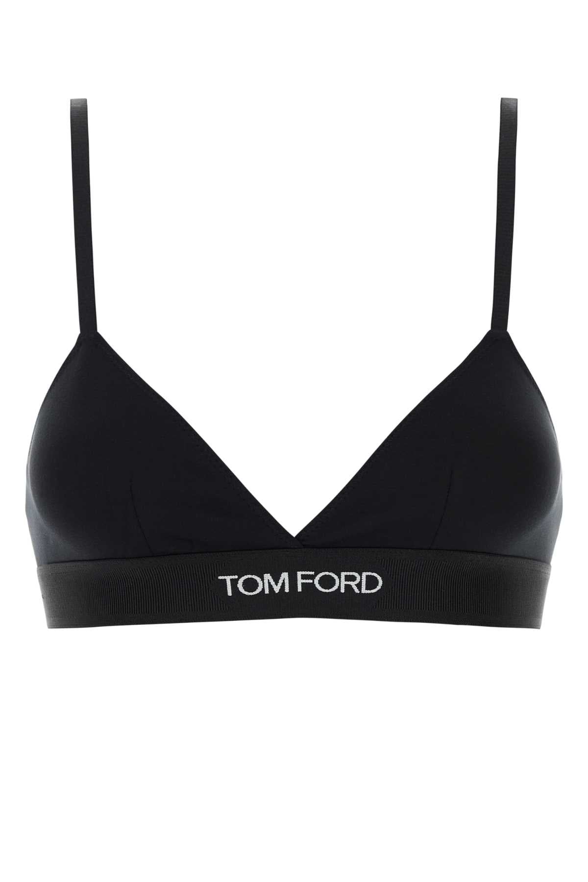 Tom Ford Women Black Stretch Modal Bra TOM FORD
