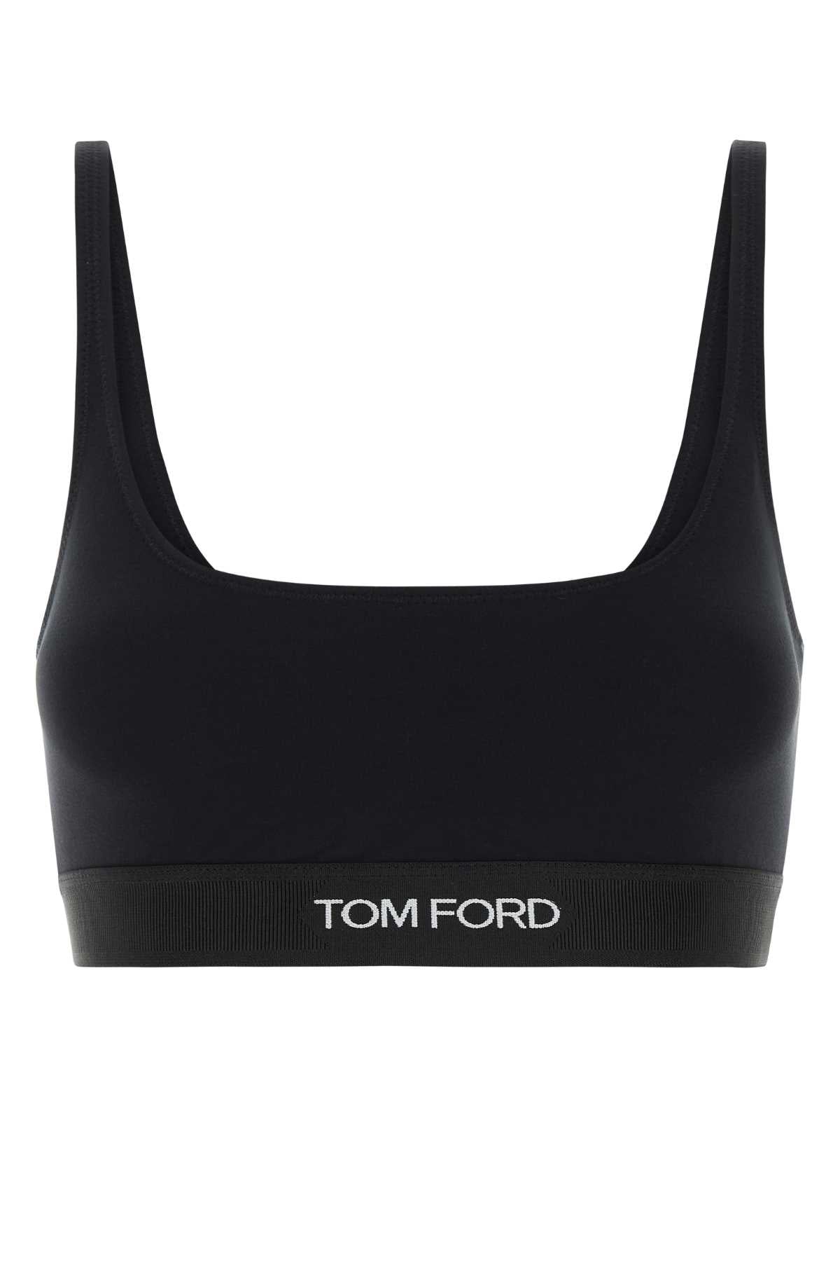 Tom Ford Women Black Stretch Modal Bra TOM FORD