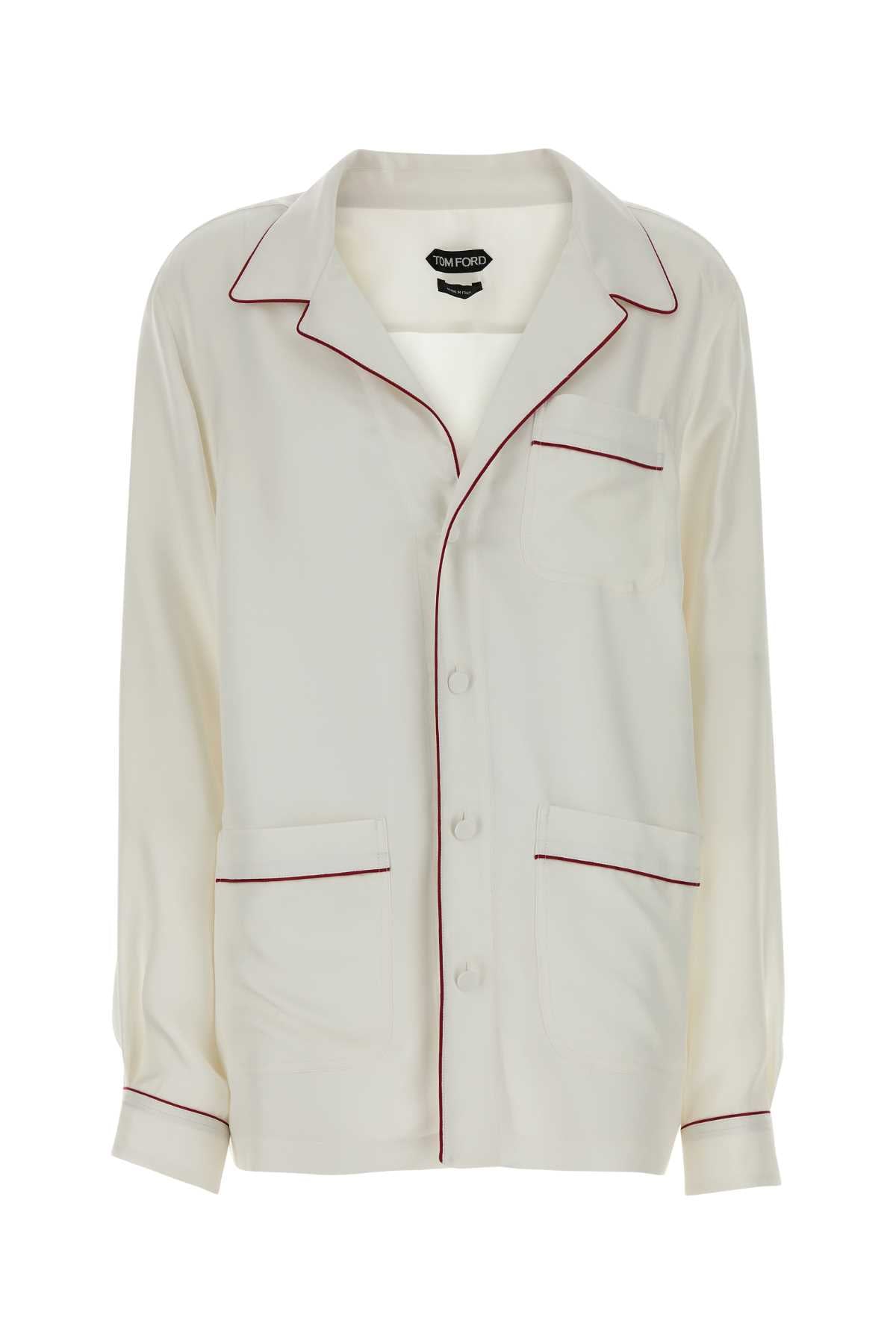Tom Ford Women White Silk Shirt TOM FORD