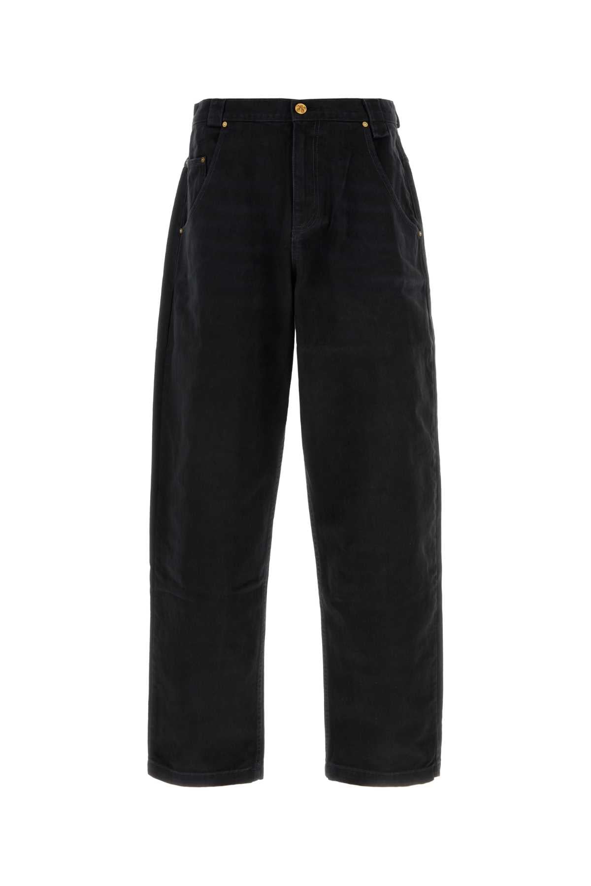 Willy Chavarria Men Black Denim Bad Boy Jeans WILLY CHAVARRIA