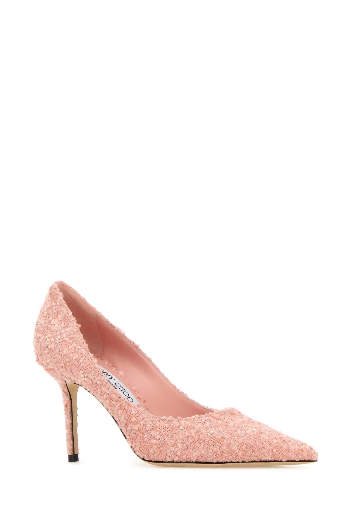 Jimmy Choo Women Pink Tweed Love Pumps JIMMY CHOO