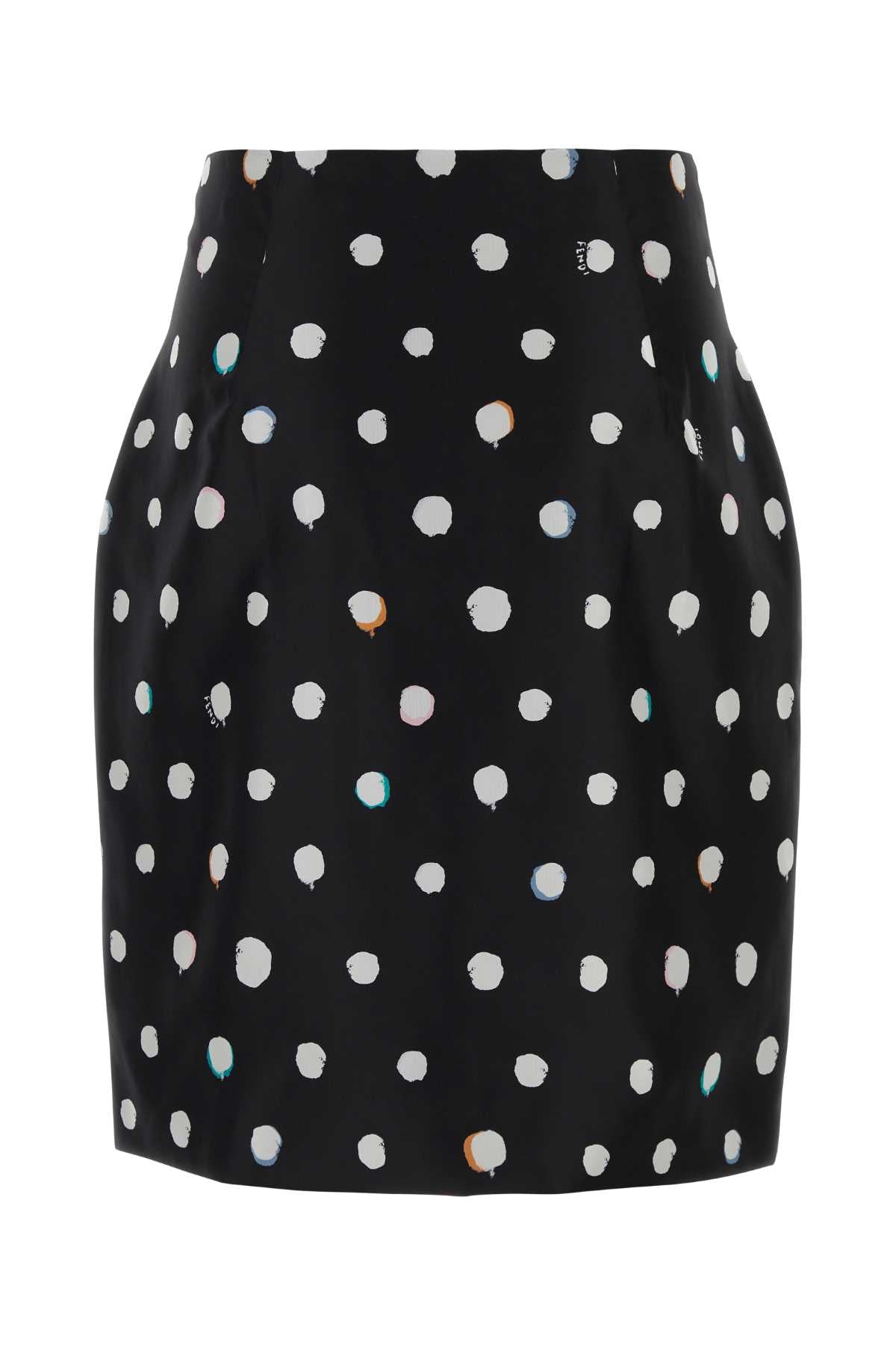 Fendi Women Printed Taffeta Skirt FENDI