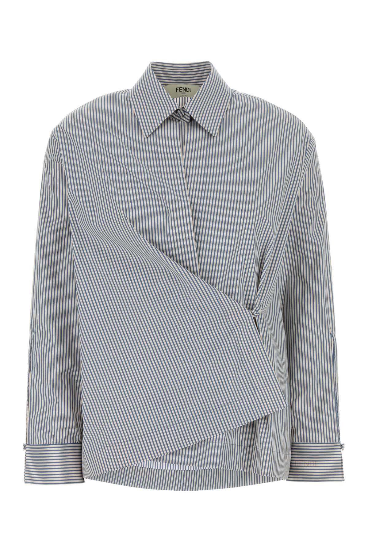 Fendi Women Embroidered Poplin Shirt FENDI
