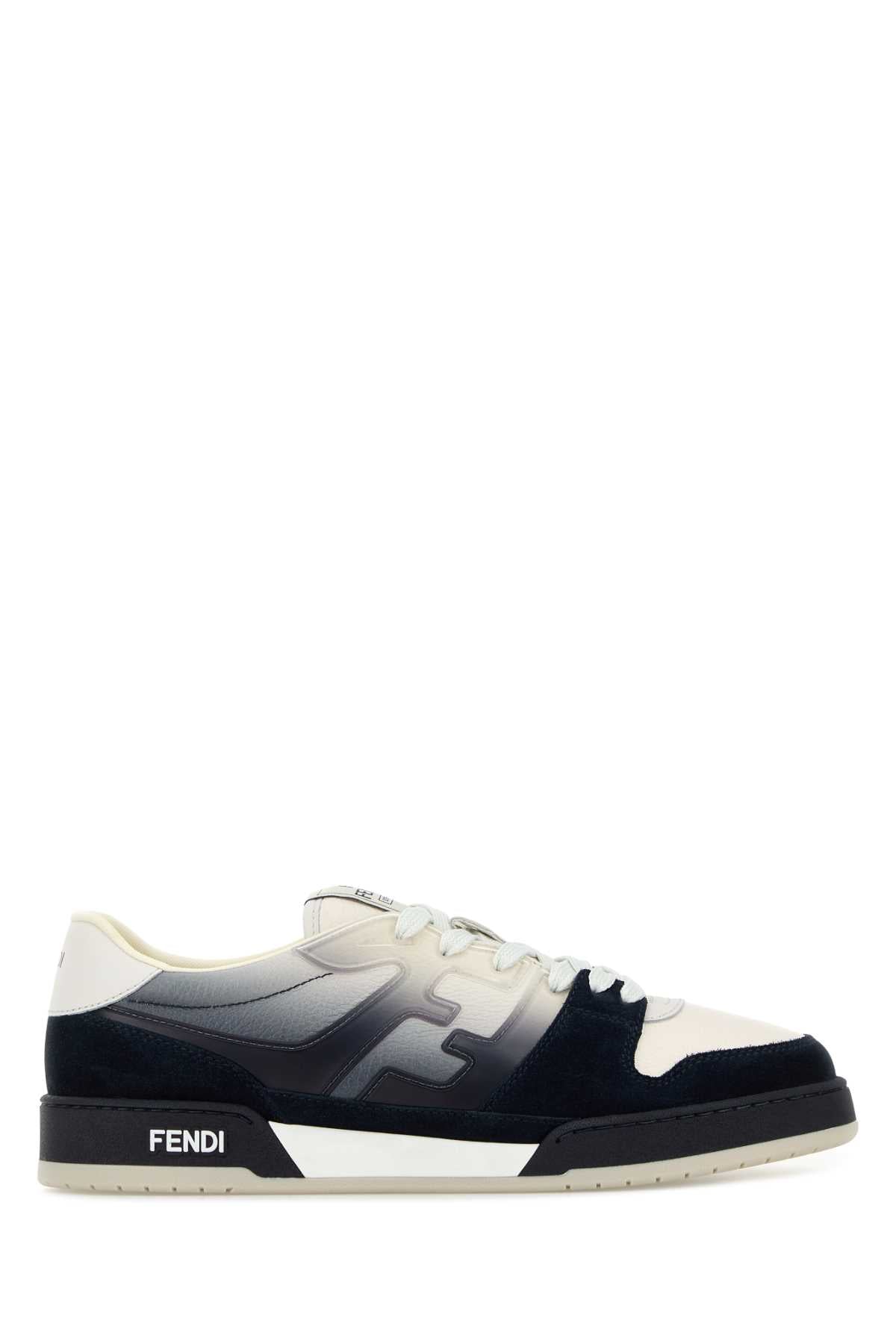 Fendi Men Multicolor Leather Match Sneakers FENDI