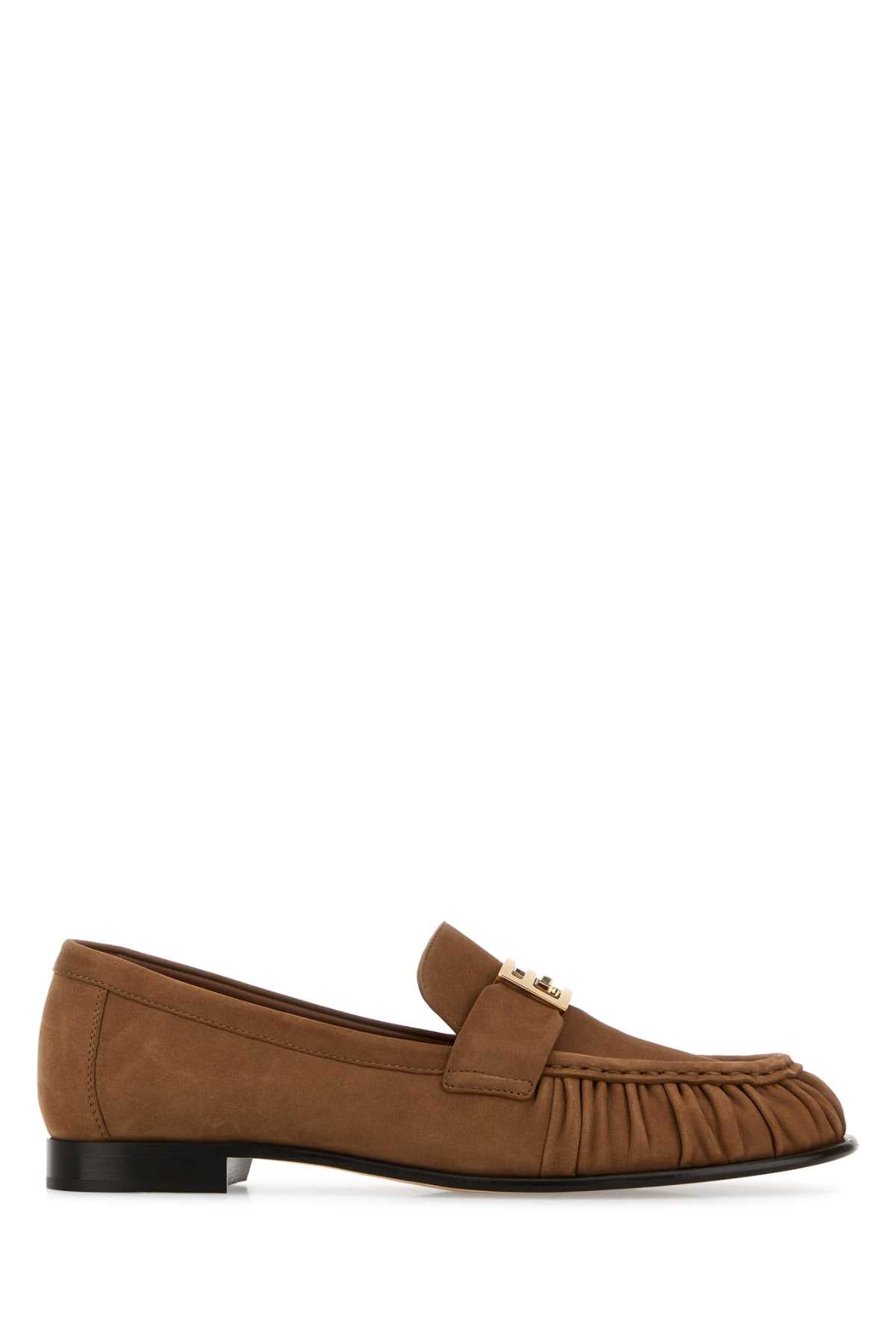 Fendi Women Biscuit Suede Loafers FENDI