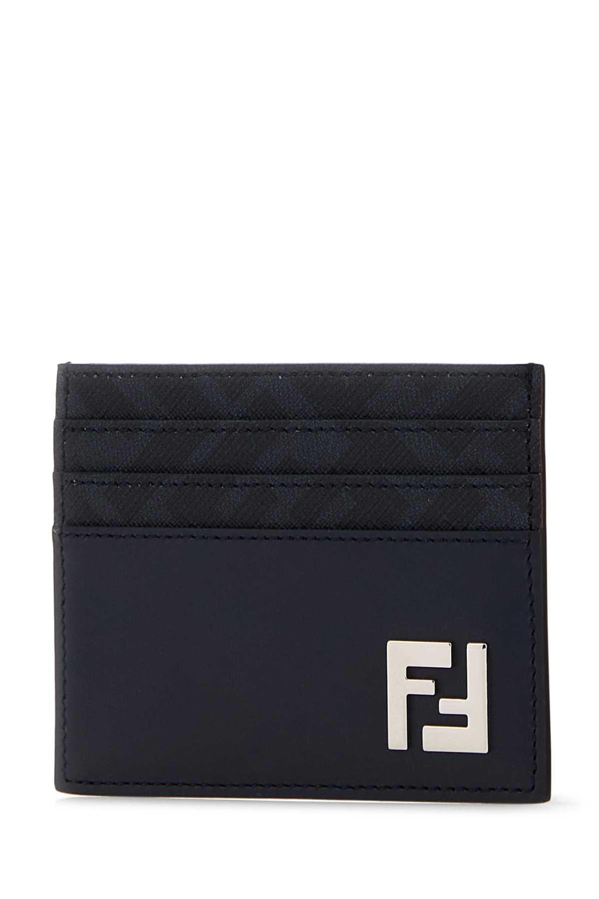 Fendi Men Midnight Blue Card Holder FENDI