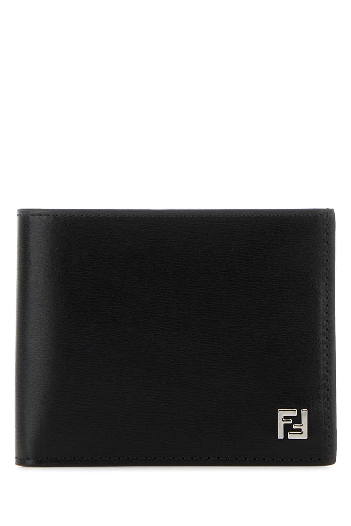 Fendi Men Black Leather Wallet FENDI