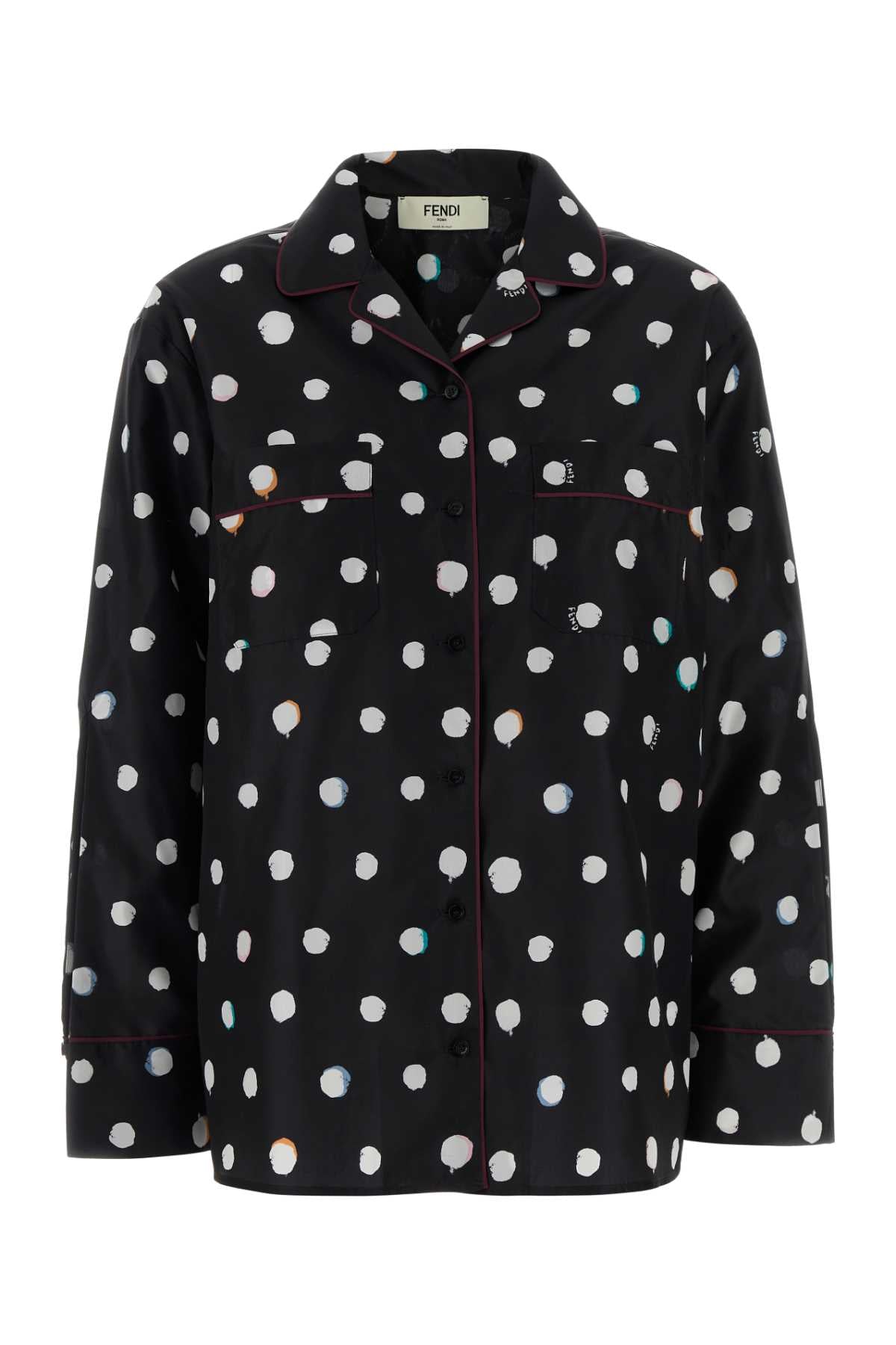 Fendi Women Printed Silk Shirt FENDI