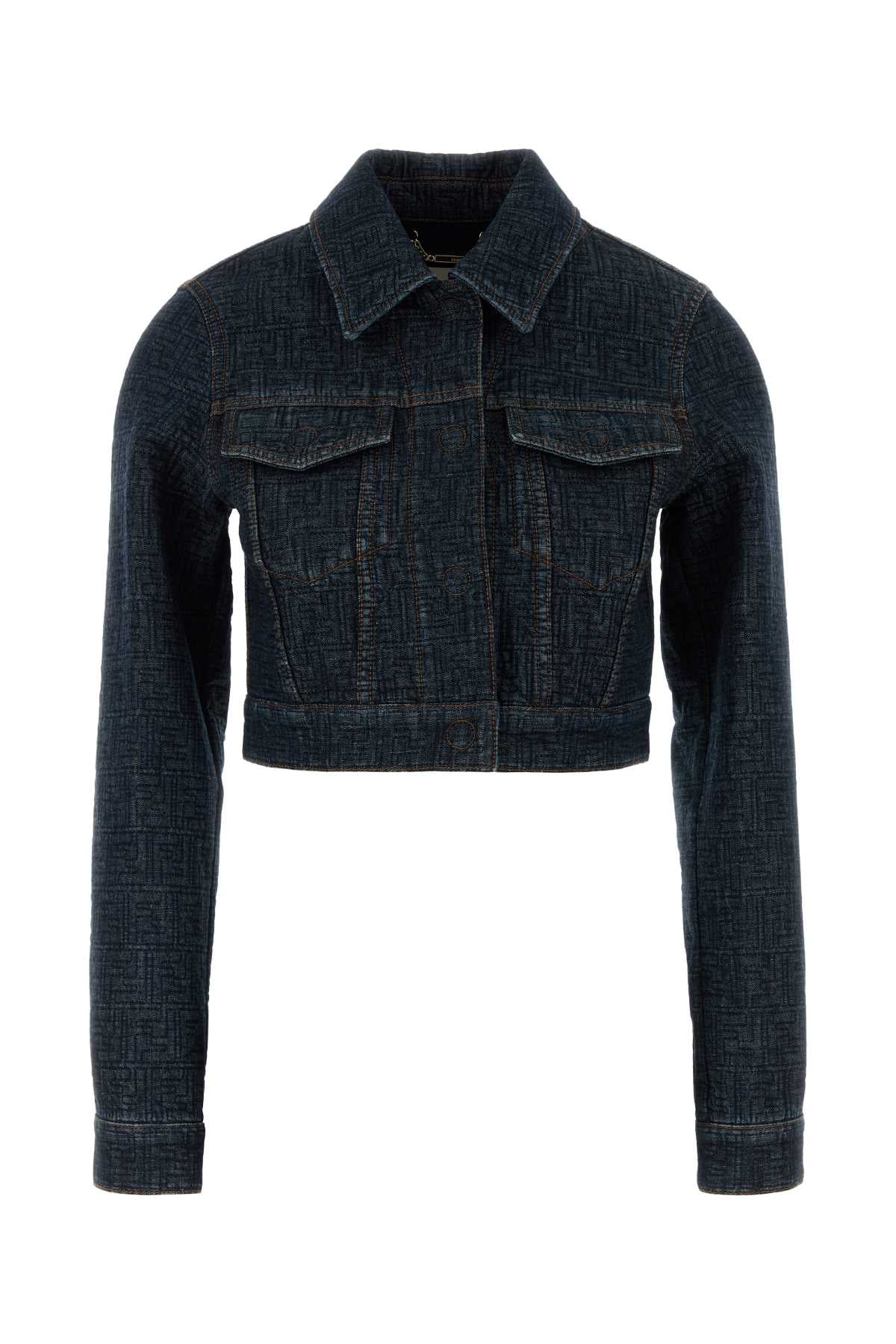 Fendi Women Denim Padded Jacket FENDI