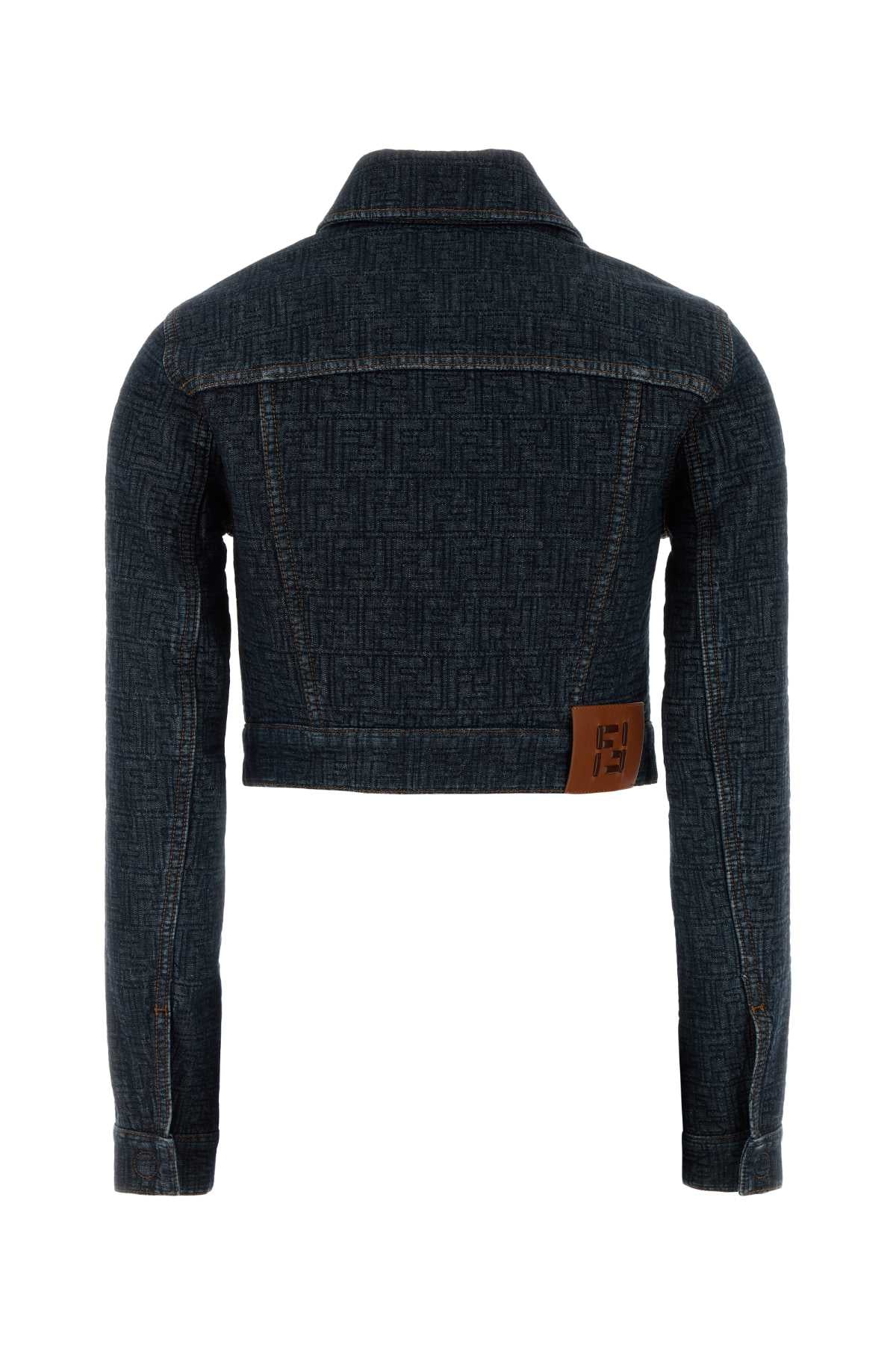 Fendi Women Denim Padded Jacket FENDI