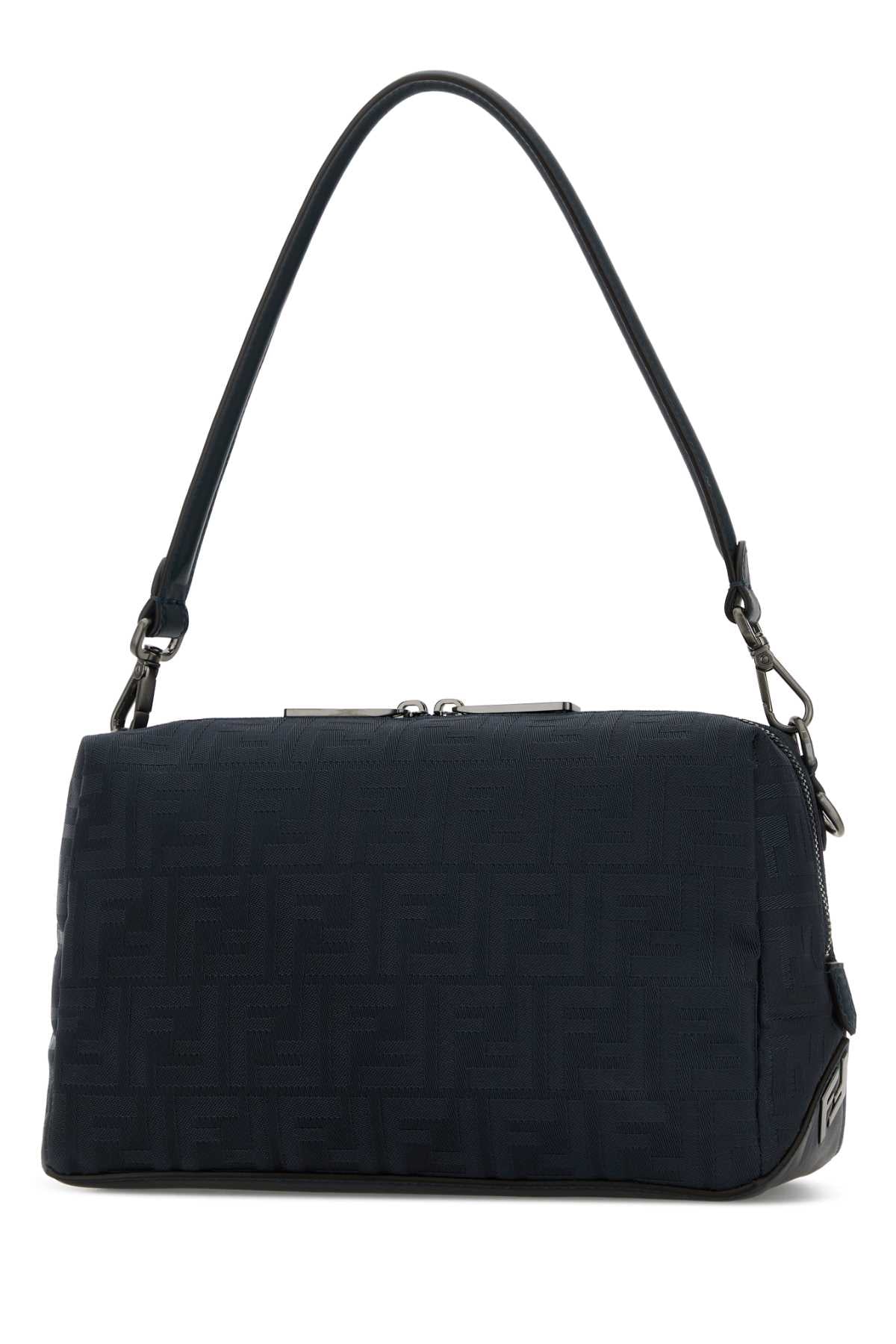 Fendi Men Midnight Blue Canvas Lui Medium Shoulder Bag FENDI