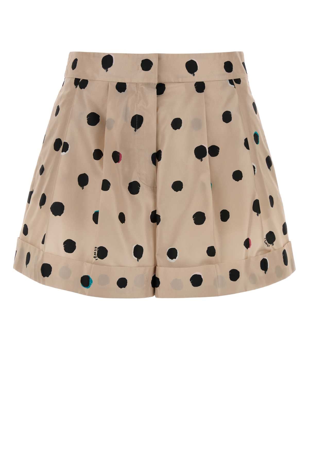 Fendi Women Printed Taffeta Shorts FENDI