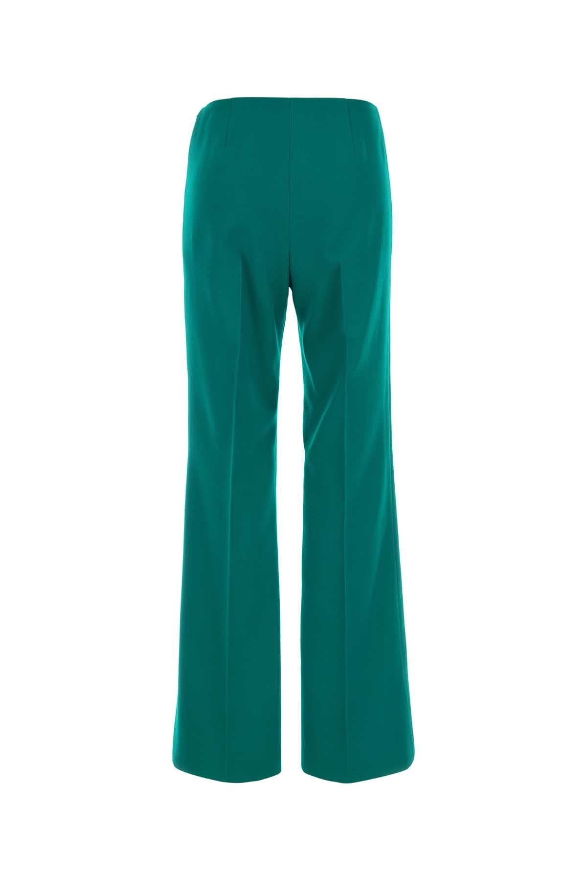 Fendi Women Turquoise Grain De Poudre Pant FENDI
