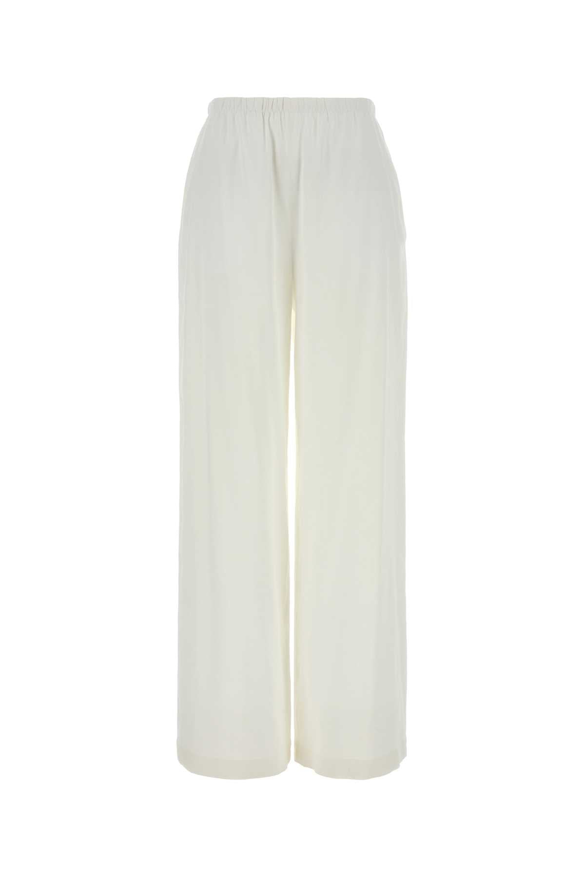 Max Mara Women White Jersey Destino Pant MAX MARA