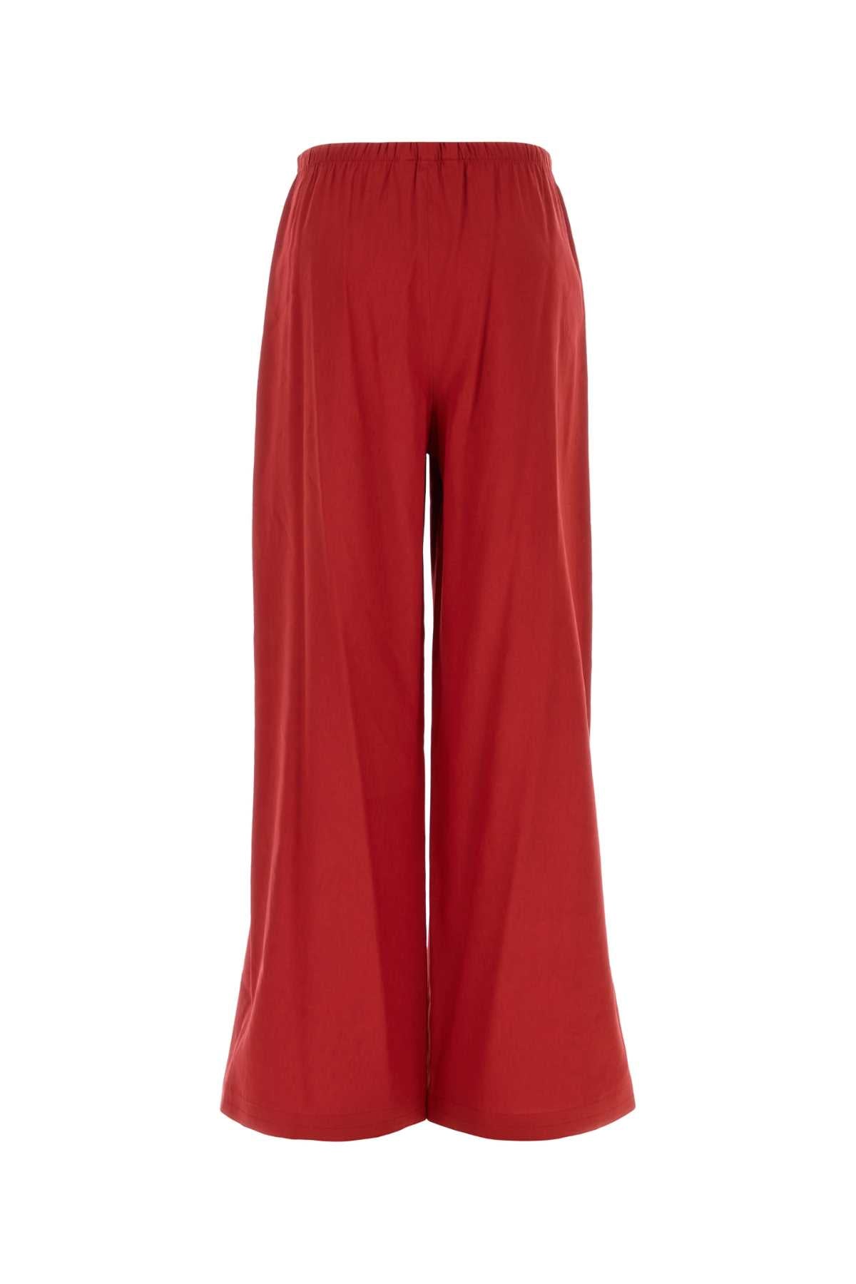 Max Mara Women Red Jersey Destino Pant MAX MARA