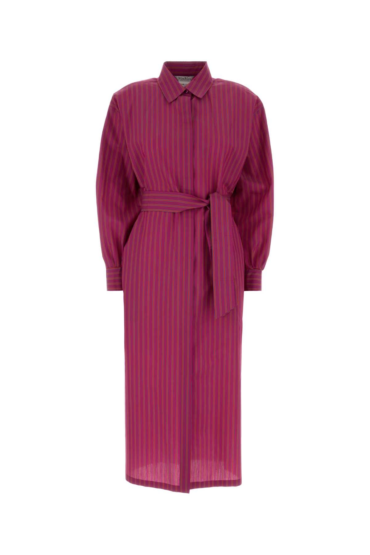 Max Mara Women Embroidered Poplin Lord Shirt Dress MAX MARA