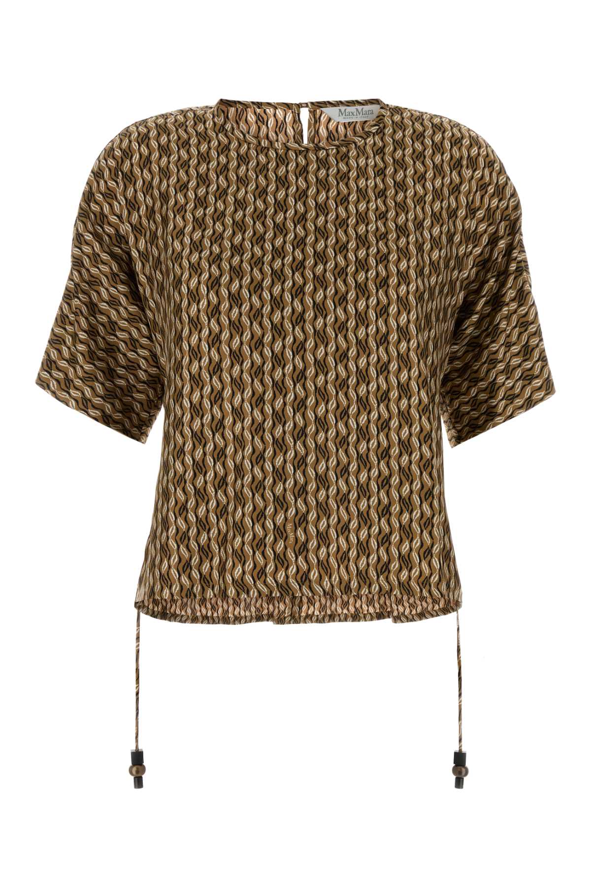 Max Mara Women Printed Silk Nordica Blouse MAX MARA