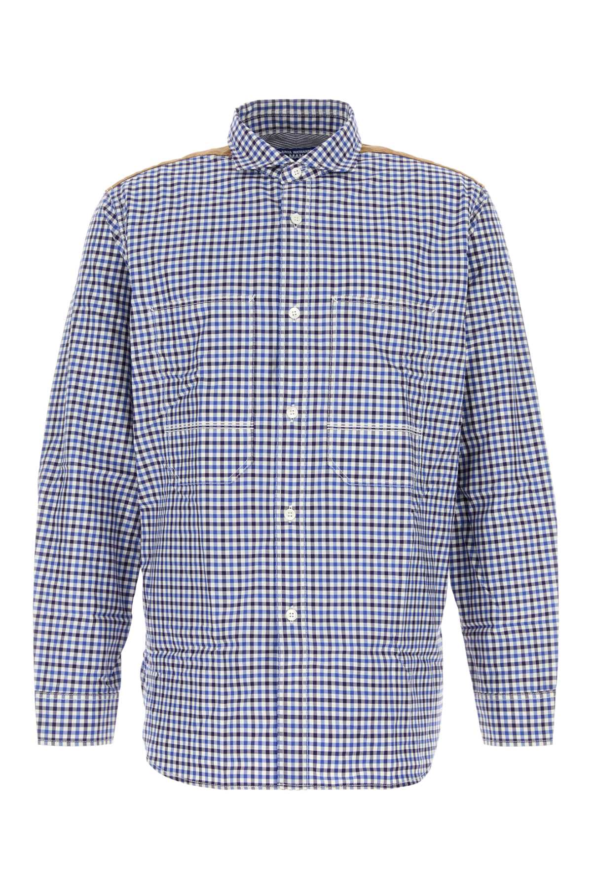 Junya Watanabe Men Embroidered Cotton Shirt